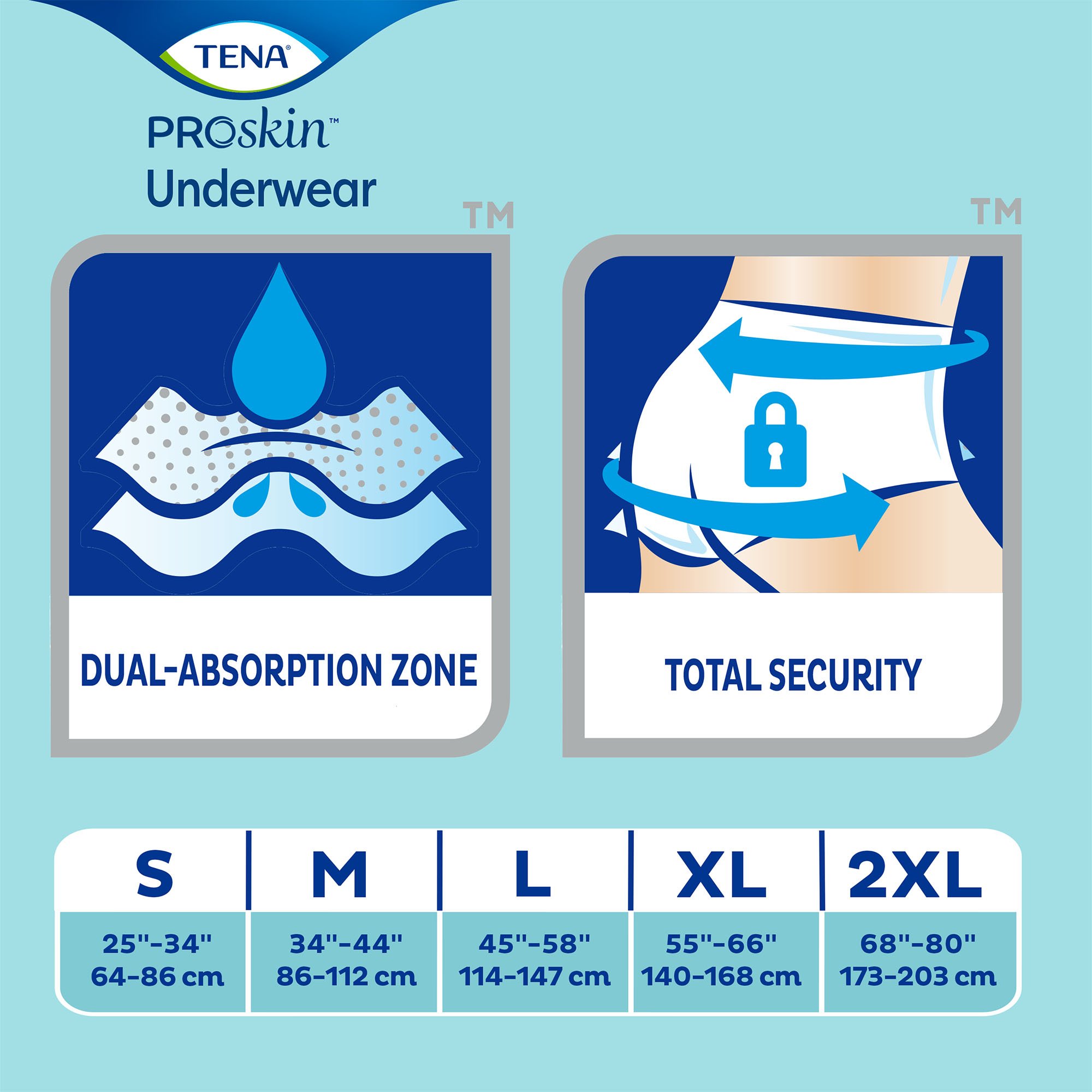 Essity HMS North America Inc - 72232 Tena® ProSkin™ Extra Absorbent Underwear