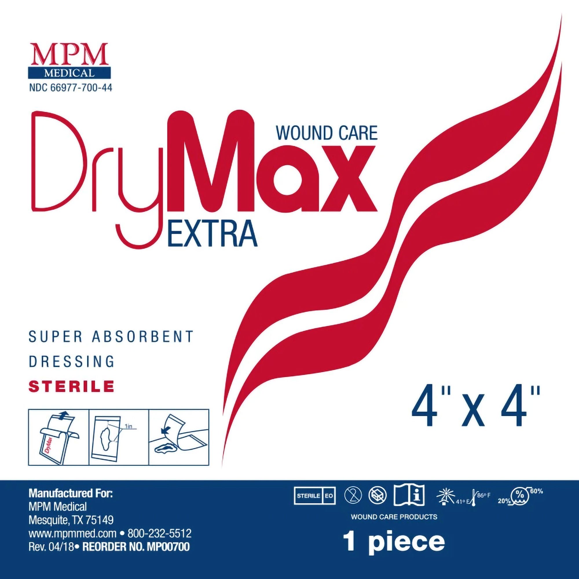 MPM Medical - MP00700 DryMax Extra Super Absorbent Dressing