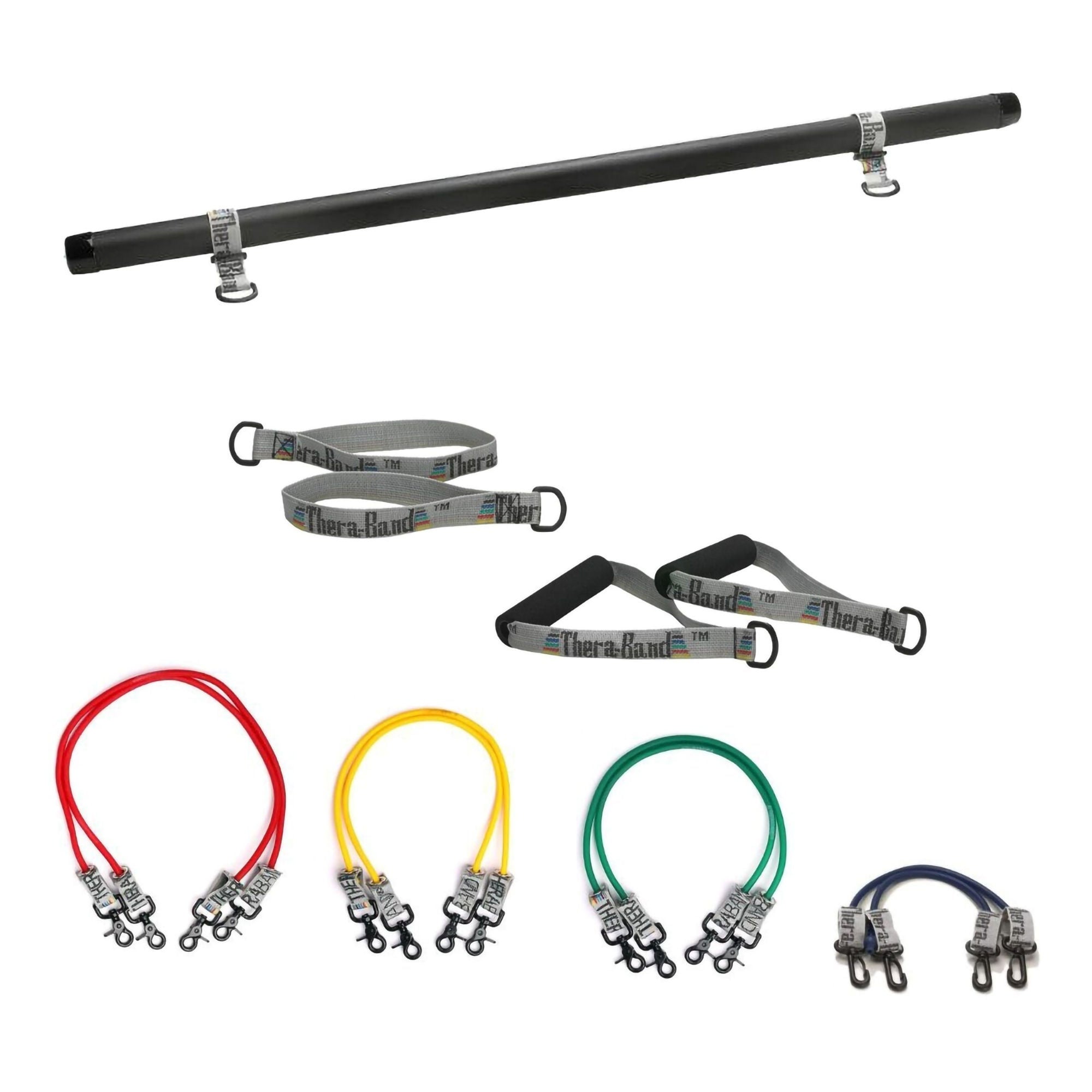 Performance Health - 81457126 Exercise Resistance Tubing with Connectors TheraBand® Blue 24 Inch Length Heavy Resistance
