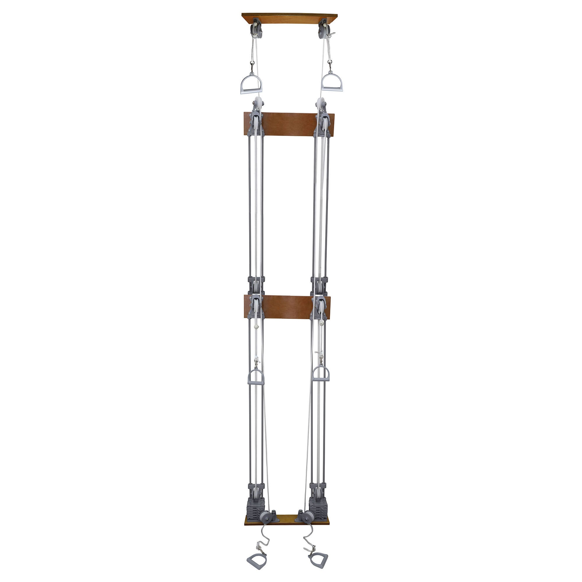 Fabrication Enterprises - 10-0662 Chest Weight Pulley System Triplex Handle (Lower, Mid, Upper), Two Towers 8 X 22 X 25 Inch