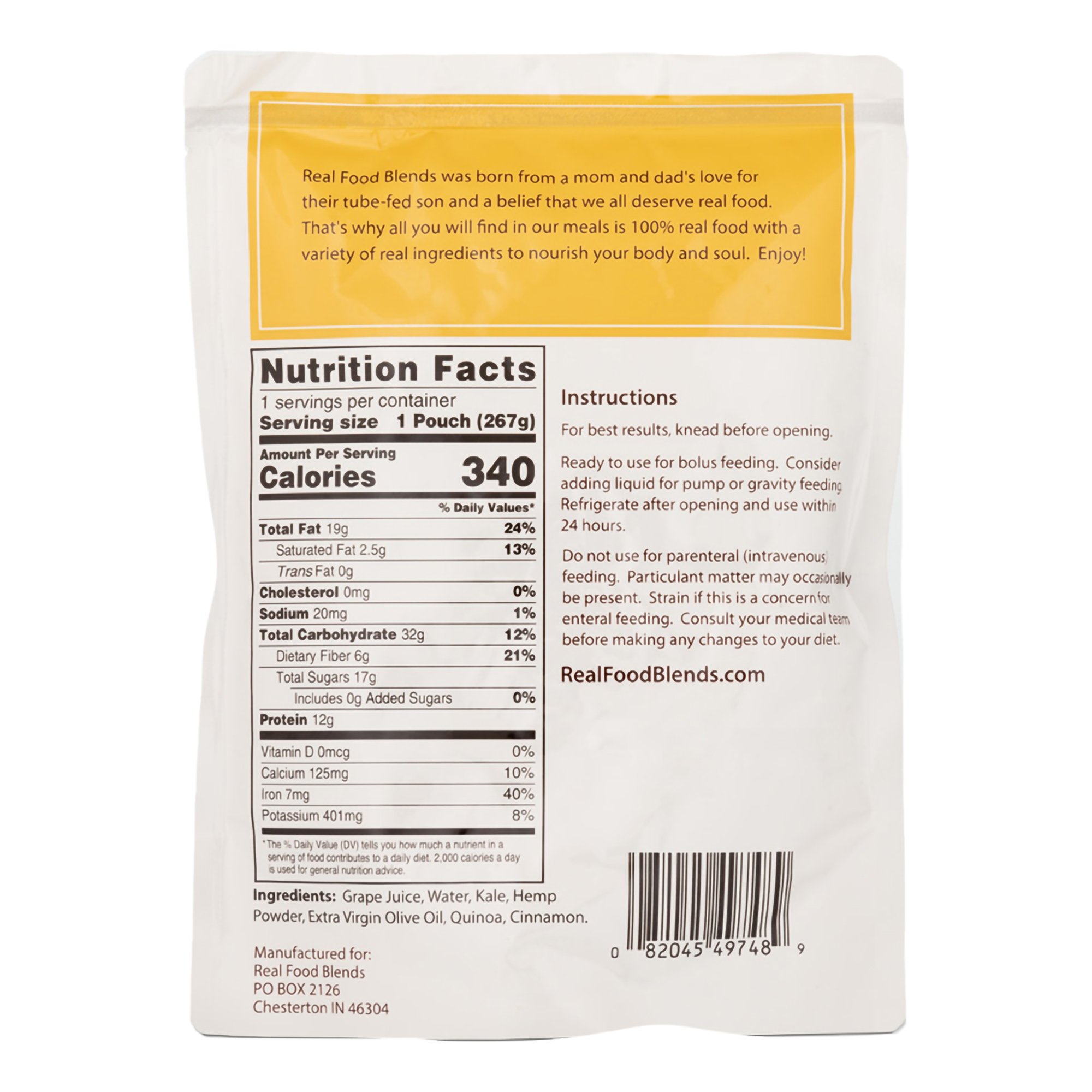 Nutritionals Medicinals - 176992 Real Food Blends™ Quinoa