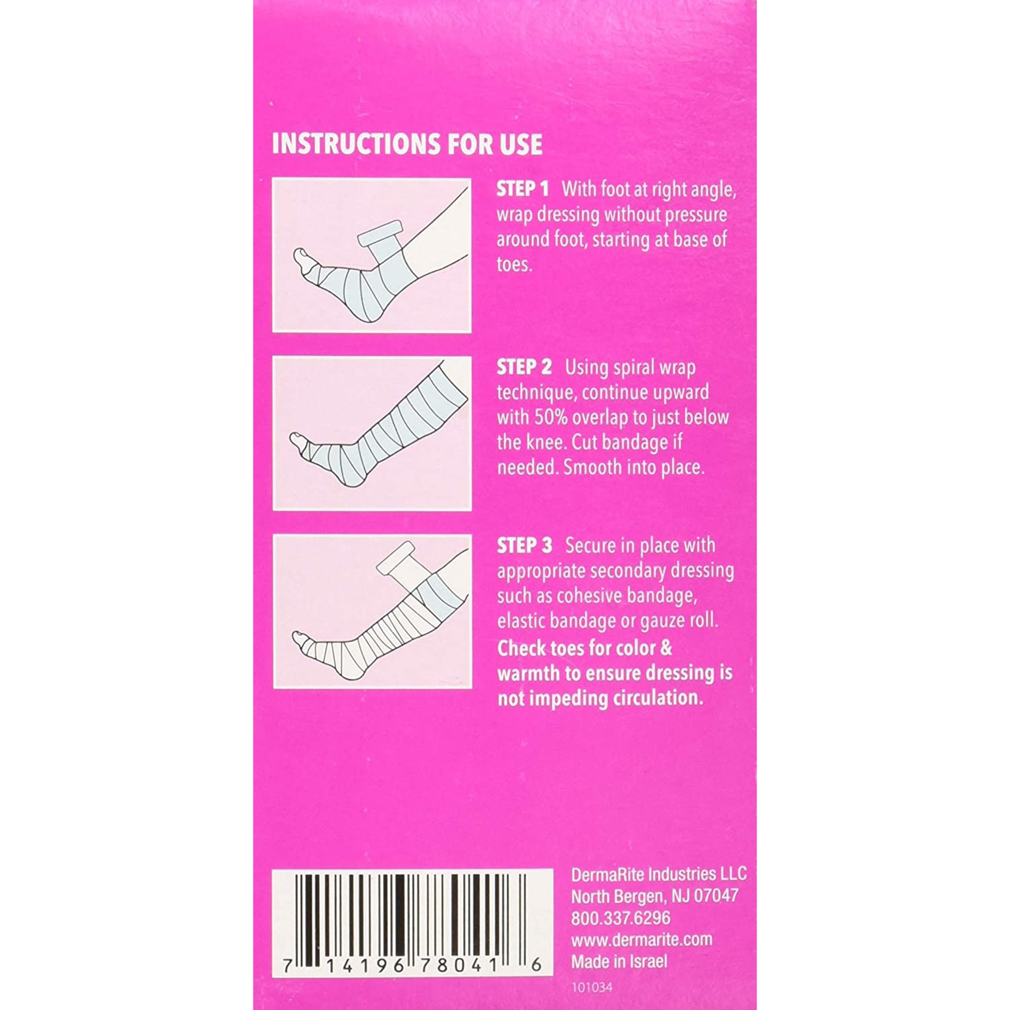 Sion Brands LLC 78310ZC - UnnaRite C™ Unna Boot with Calamine and Zinc Oxide, 3 Inch x 10 Yard - 1/Box