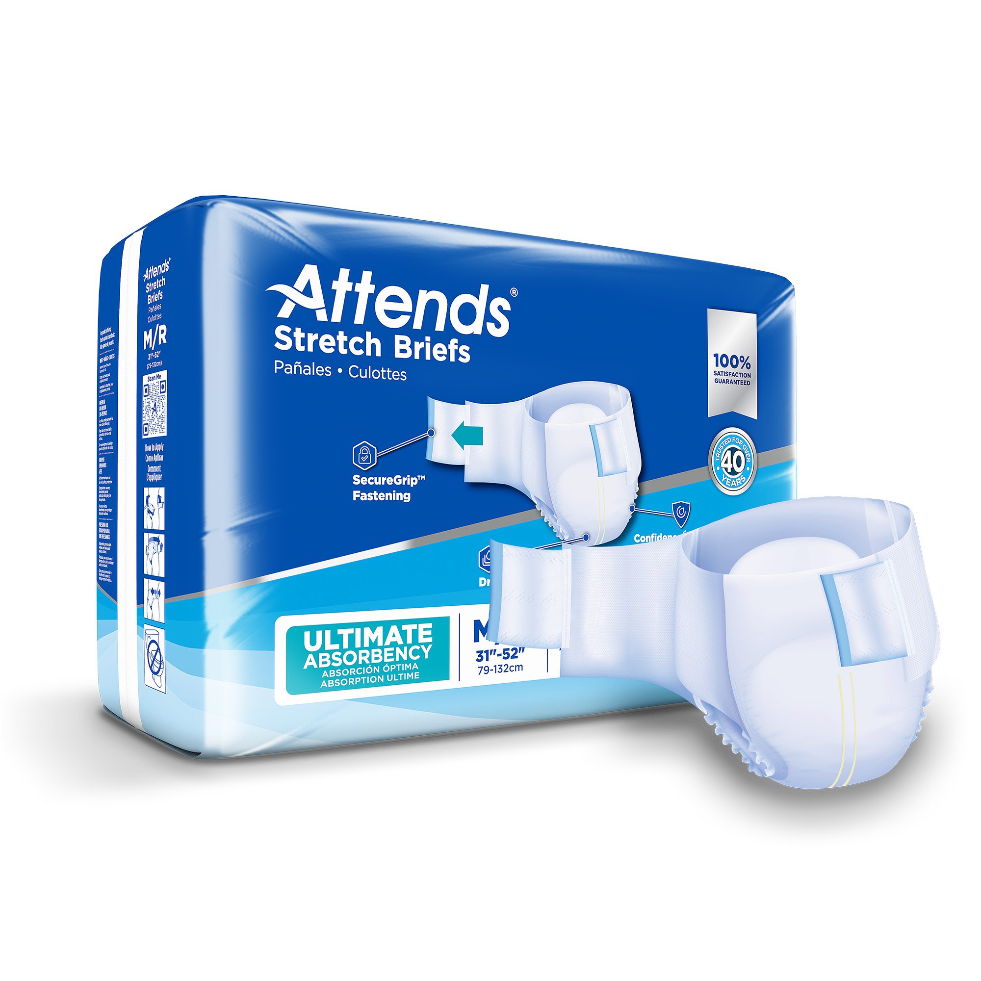 Attends Healthcare Products - DDSMR Attends® Stretch Briefs