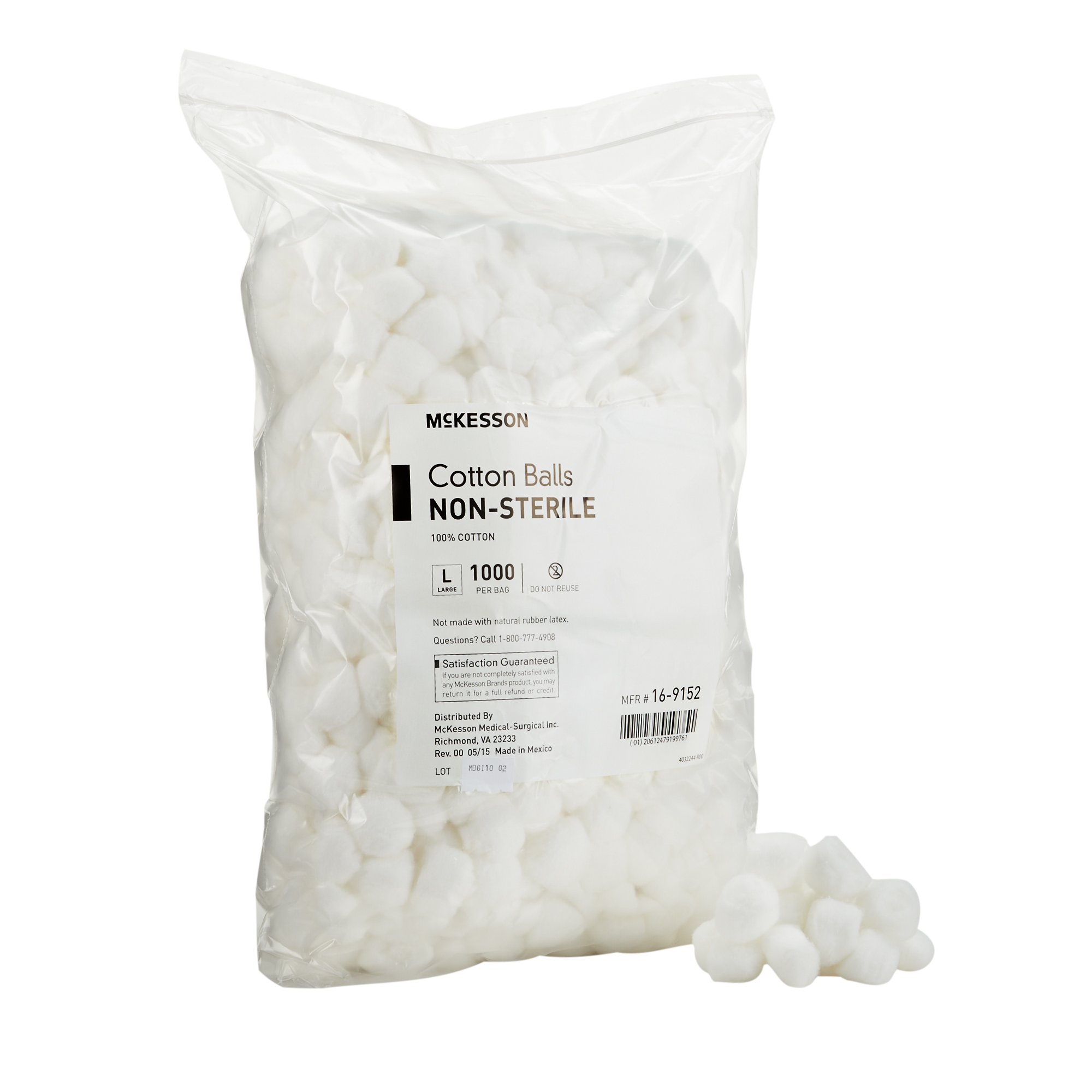 McKesson Brand - 16-9152 McKesson Nonsterile Cotton Balls