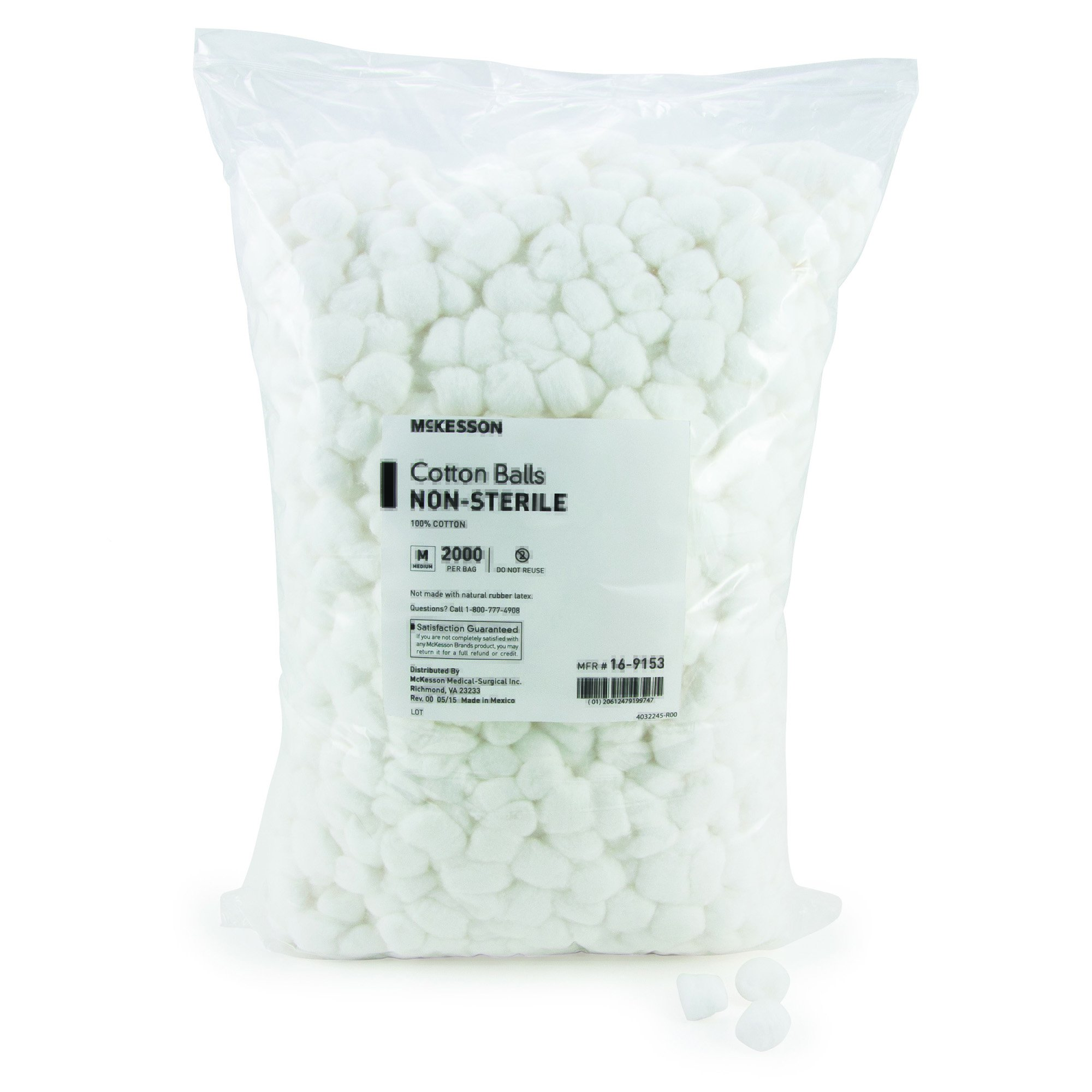 McKesson Brand - 16-9153 McKesson Medium Cotton Ball