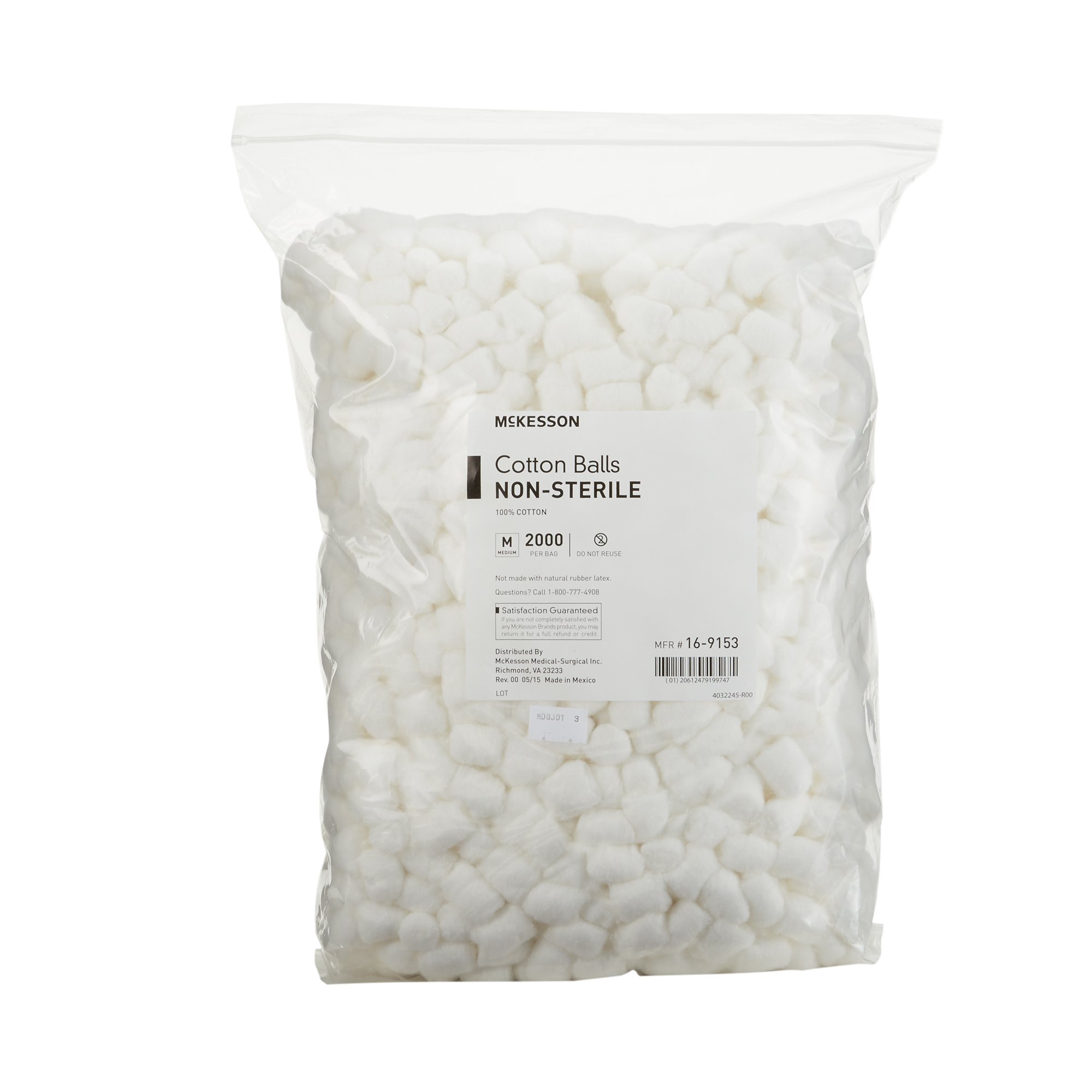 McKesson Brand - 16-9153 McKesson Medium Cotton Ball