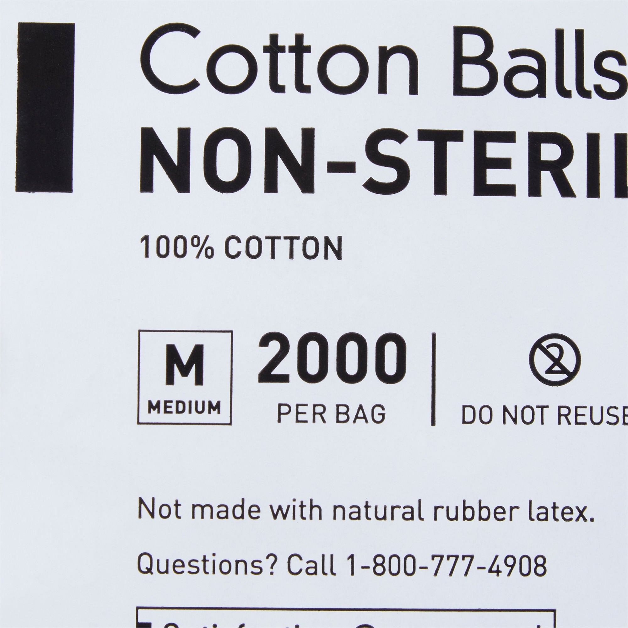 McKesson Brand - 16-9153 McKesson Medium Cotton Ball