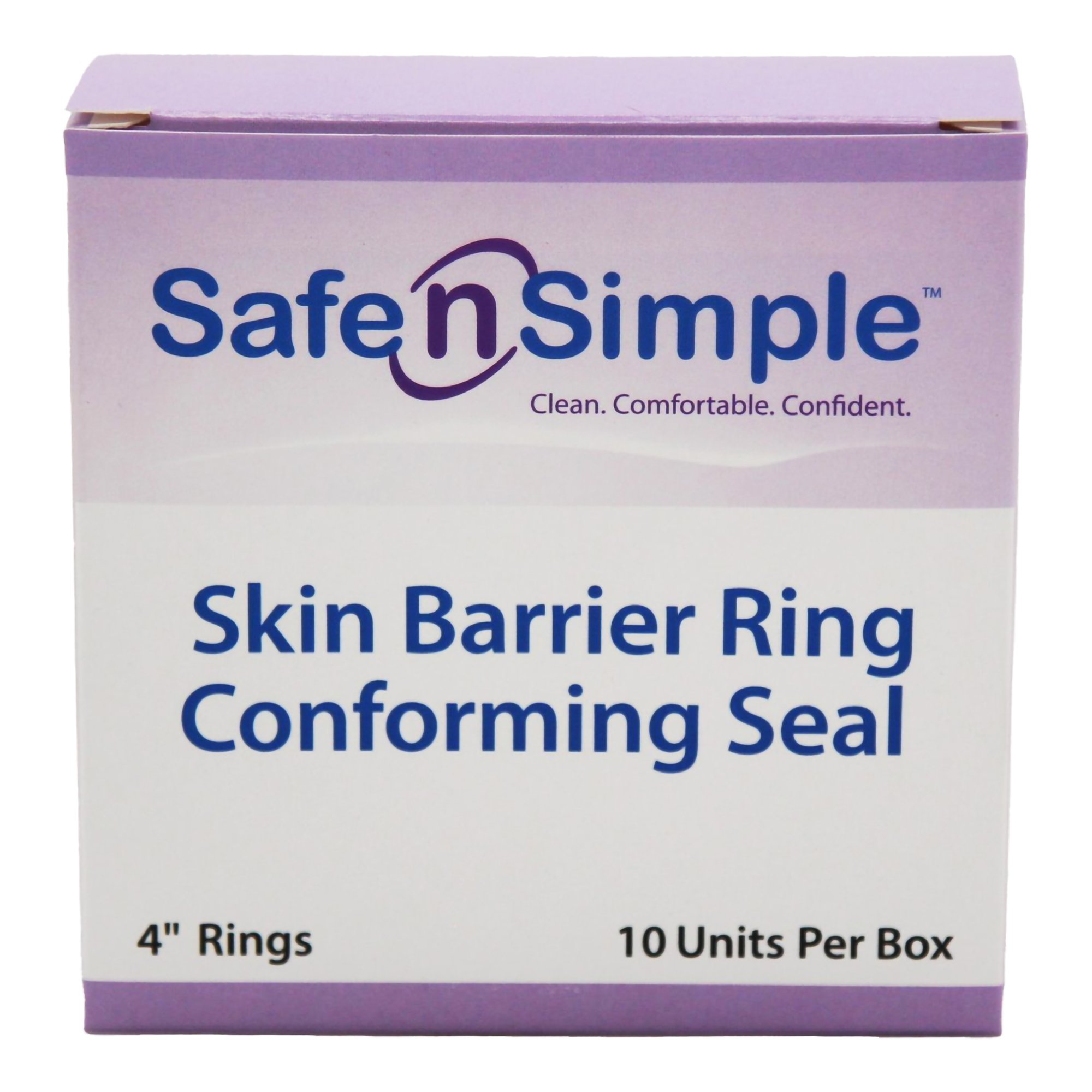 Safe N Simple SNS684U4 - Safe n' Simple Adhesive Seal for use with Ostomy Pouch - 10/Box, 160/Case