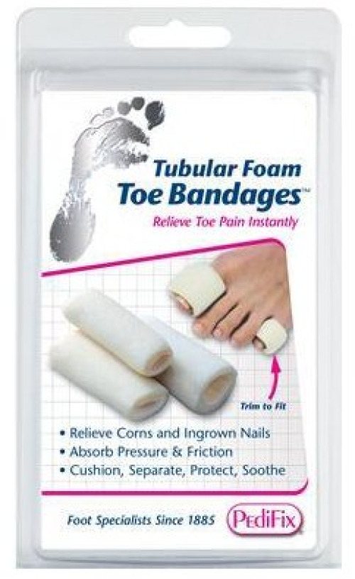 Tubular-Foam Toe Bandages P337-S by Pedifix