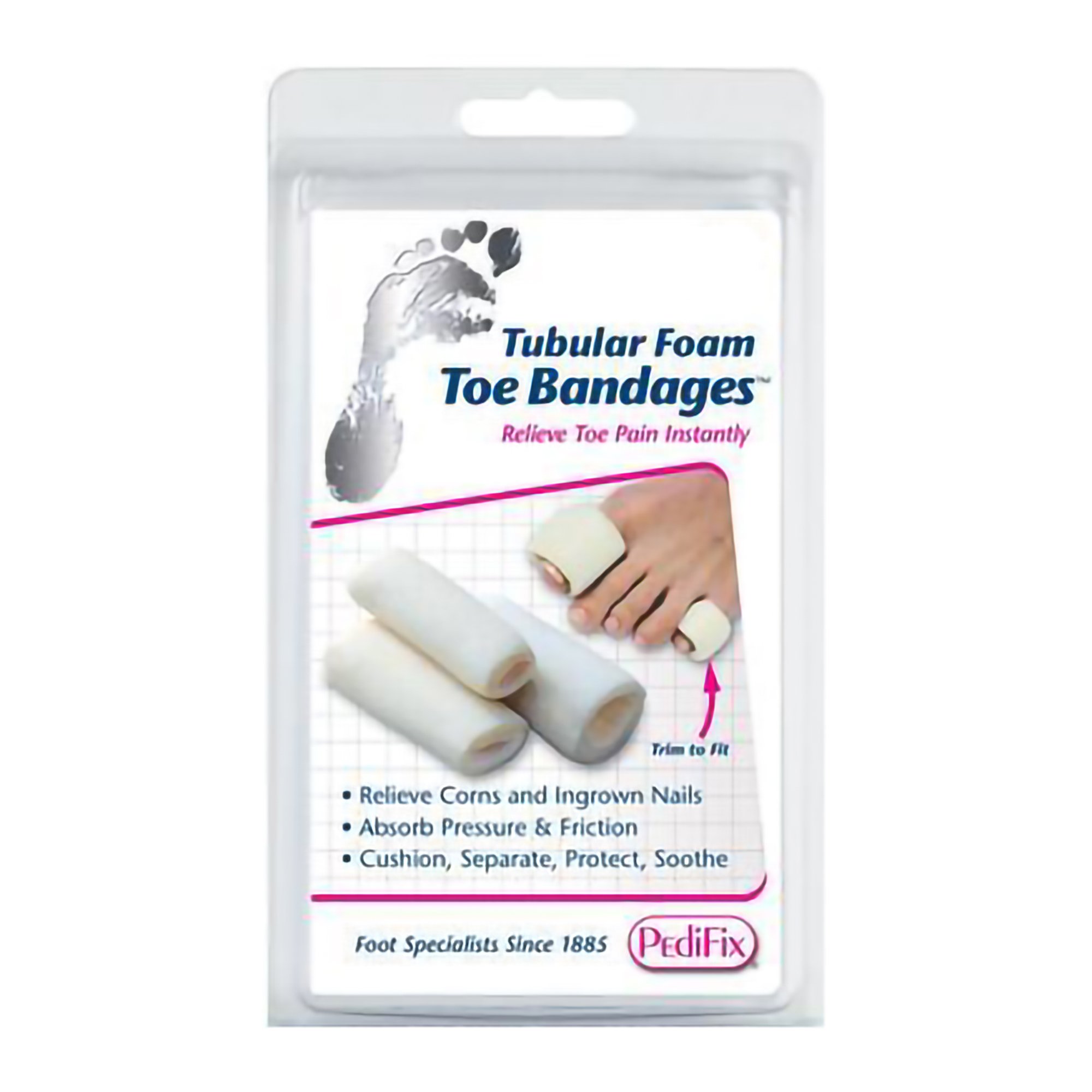 Tubular-Foam Toe Bandages P337-S by Pedifix