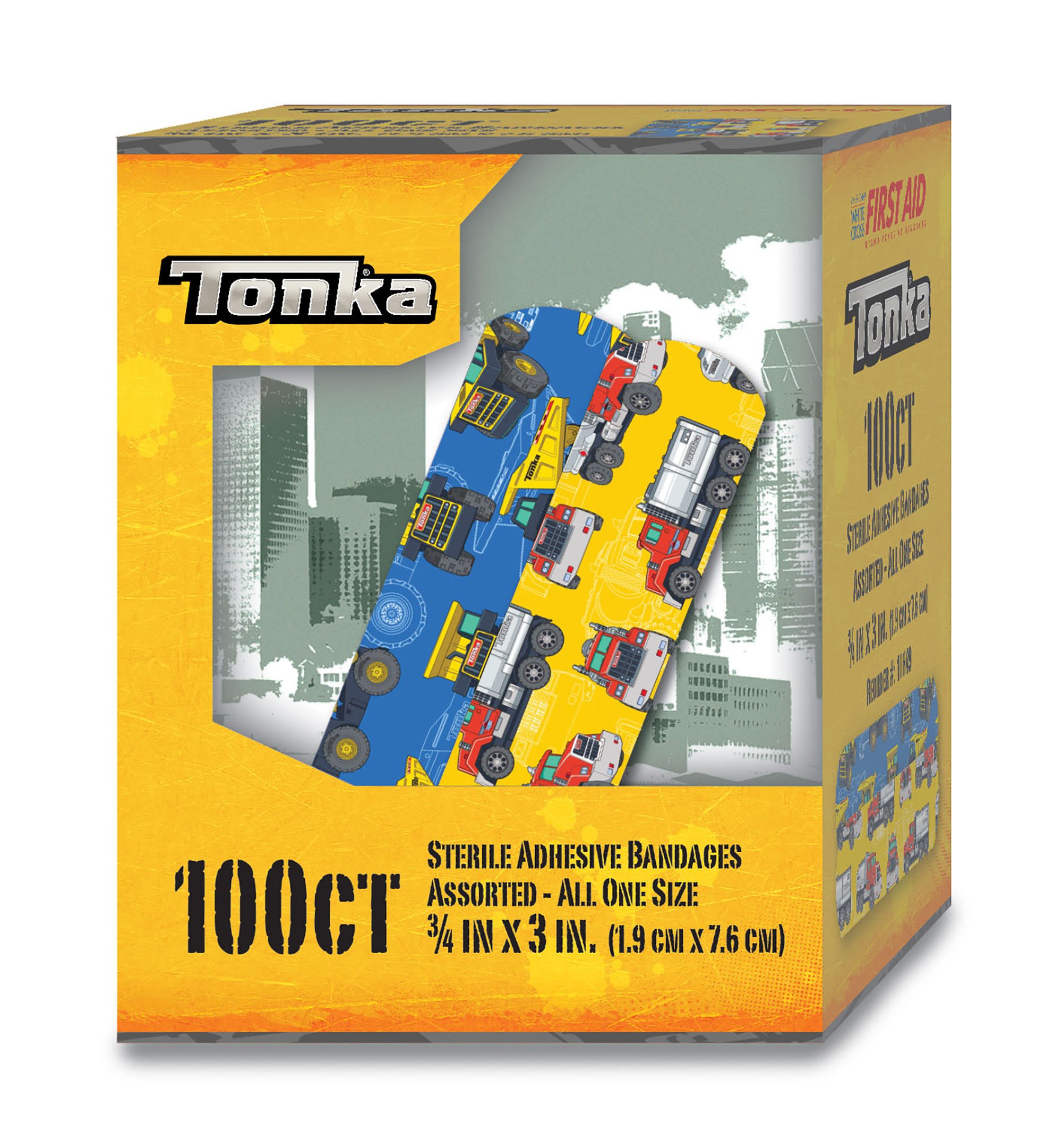 Dukal - 10849 American® White Cross Stat Strip® Tonka Design Adhesive Strip