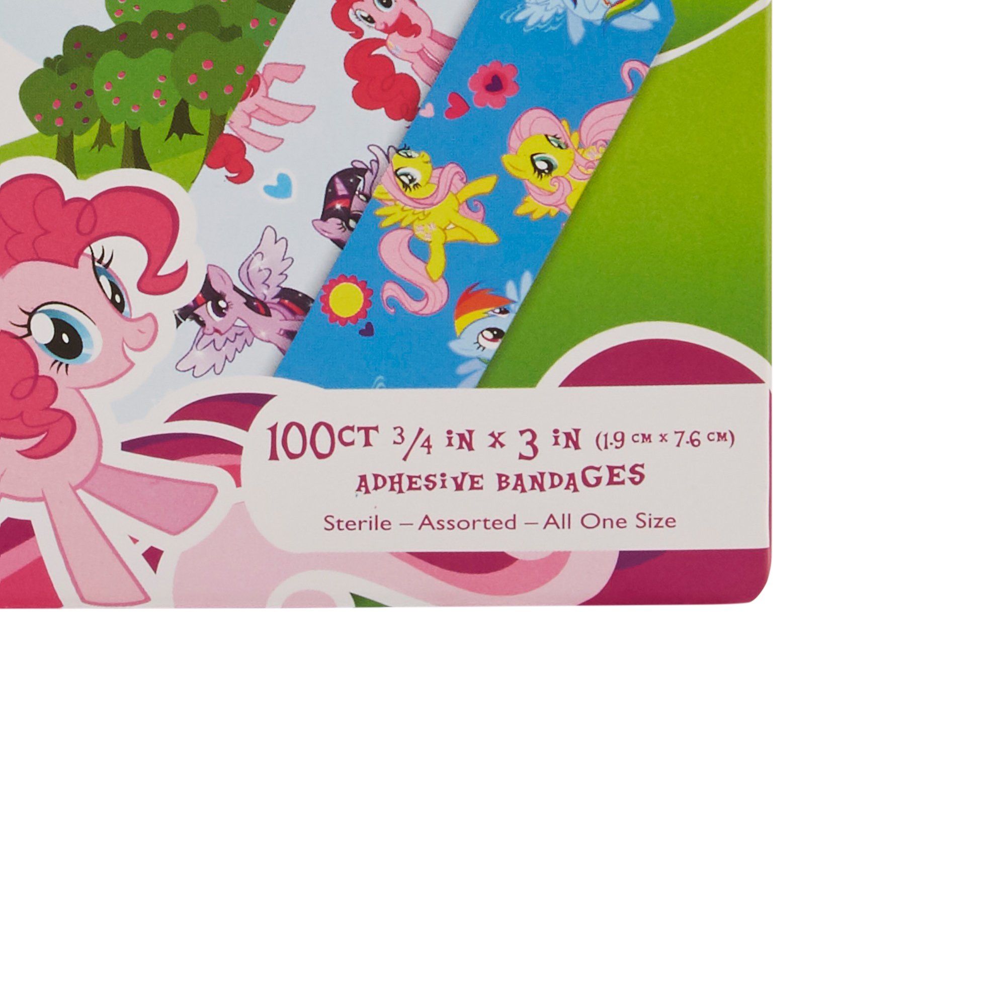 Dukal - 10848 American® White Cross Stat Strip® My Little Pony Kid Design Adhesive Strip