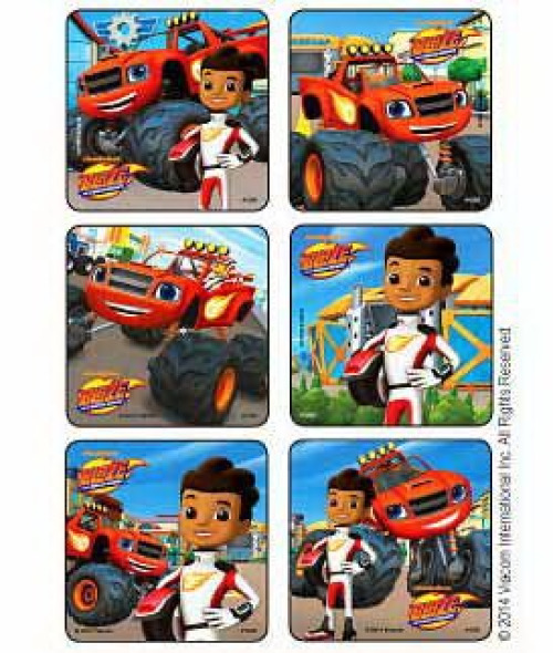 Medibadge - 1559 Sticker Disney® 75 per Roll Blaze and The Monster Machines 2-1/2 X 2-1/2 Inch
