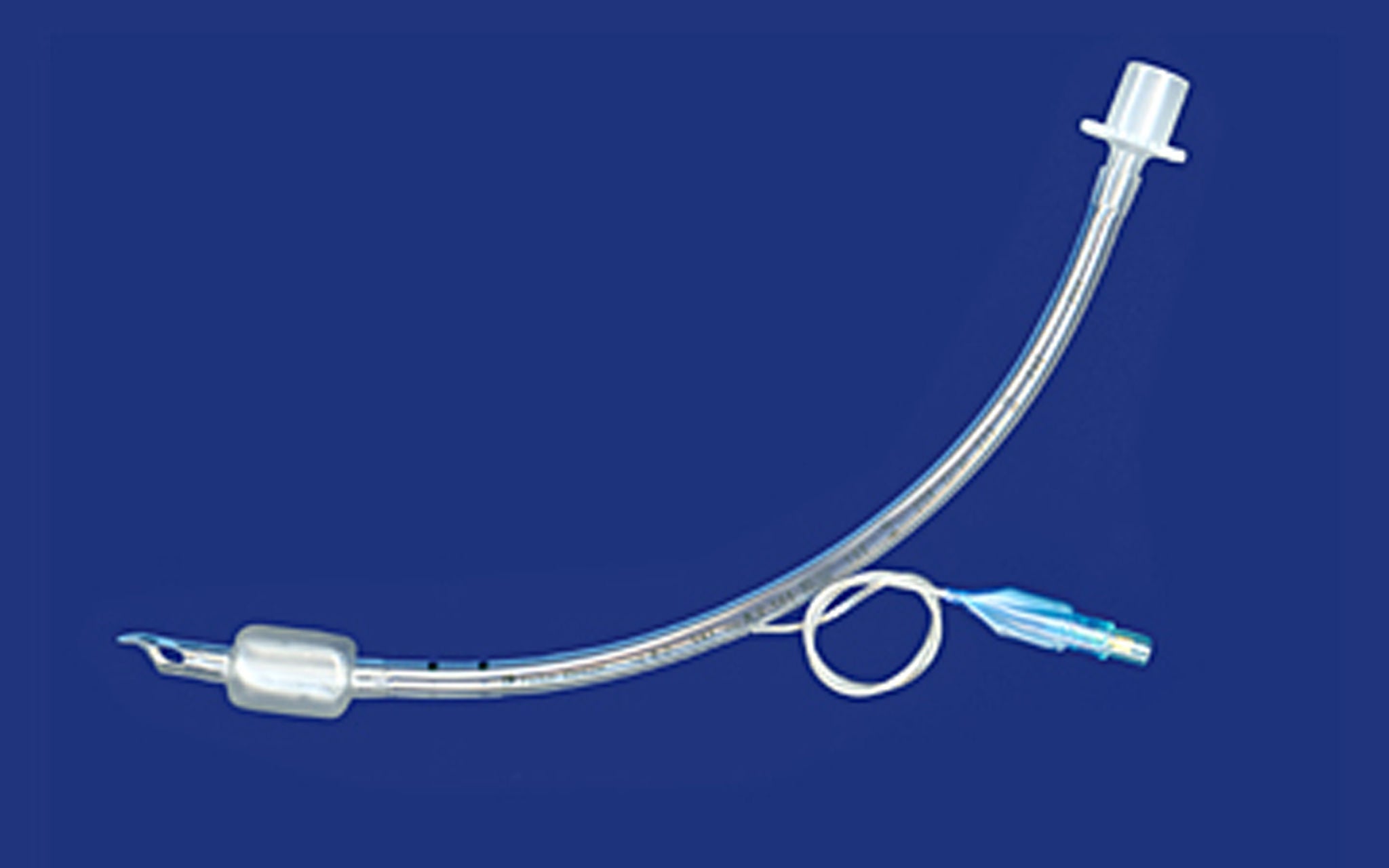 Mercury Medical - ITHPFHV55 Cuffed Endotracheal Tube Parker Flex-Tip Easy Curve™ Curved 5.5 mm ID Pediatric Bevel