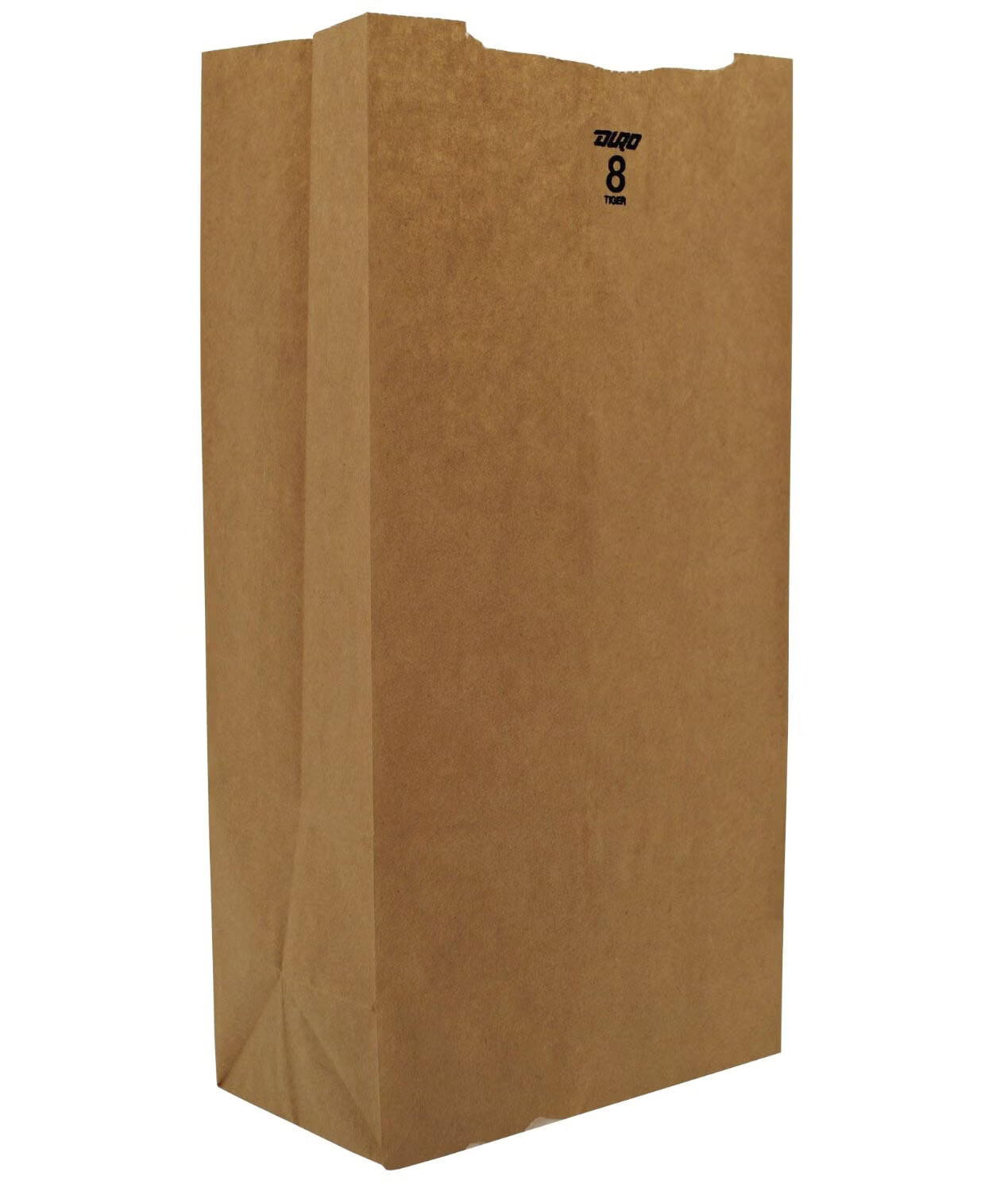 RJ Schinner Co - 18408 Grocery Bag Duro® Brown Kraft Recycled Paper #8
