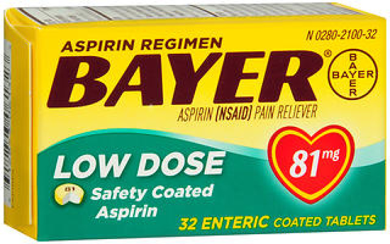Bayer 31284306132 - Bayer® Low Dose Aspirin - 1/Bottle