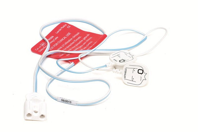 Laerdal Medical - 151-945006 Defibrillator Cable For Resusci®Anne CPR-D, SimMan®, SimBaby™, HeartStart FRx Defibrillator, ALS Simulator (Discontinued), Resusci Anne Advanced SkillTrainer, MegaCode Kelly™, SimMan® 3G MegaCode Kid, SimJunior®, SimMom®, Resu