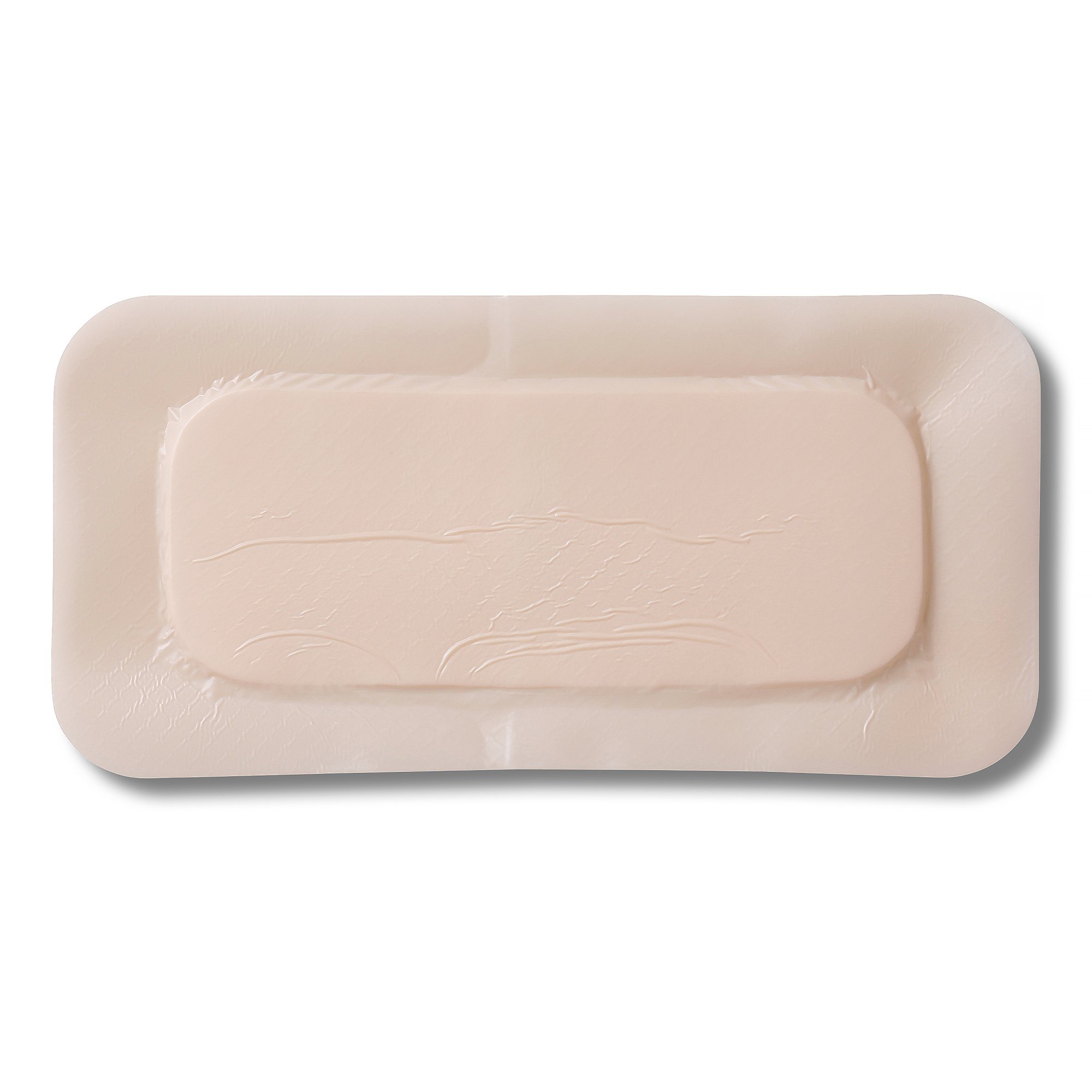 ConvaTec 421151 - Aquacel® Silicone Adhesive with Border Silicone Foam Dressing, 4 x 8 Inch - 1/Each, 10/Box