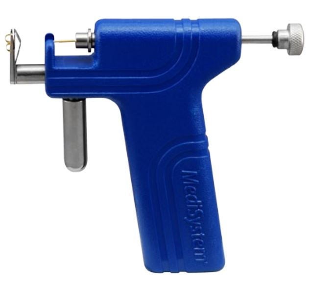Medisystem - 1000N Ear Piercer Medisystem Reusable Blue / Metallic