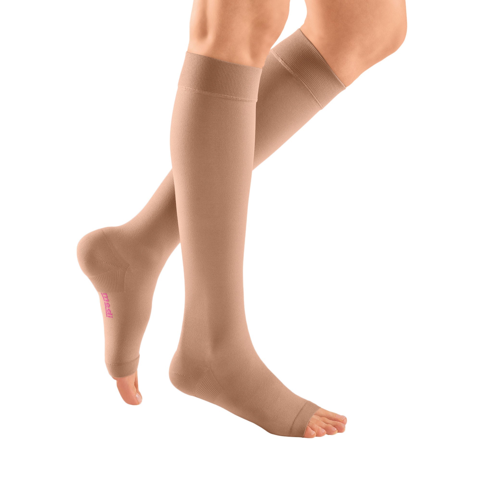 Mediusa - 29804 Compression Stocking mediven plus Knee High Size 4 Beige Closed Toe