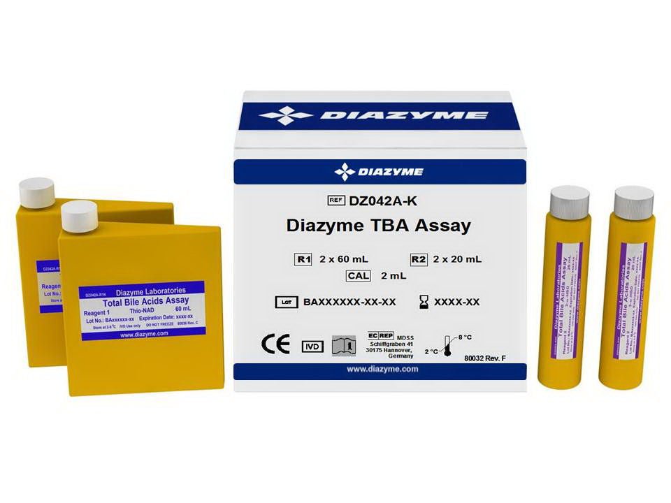 Diazyme Laboratories - DZ042A-CON Hepatic / General Chemistry Test Control Total Bile Acids 2 X 1 mL