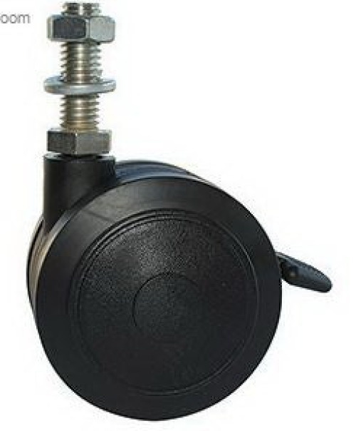 MJM International - R-4TW-ADJ Locking Caster For Shower Chair