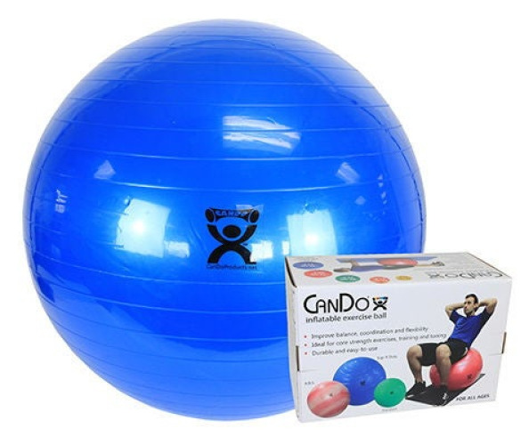 Fabrication Enterprises - 30-1805B Inflatable Exercise Ball CanDo® Blue