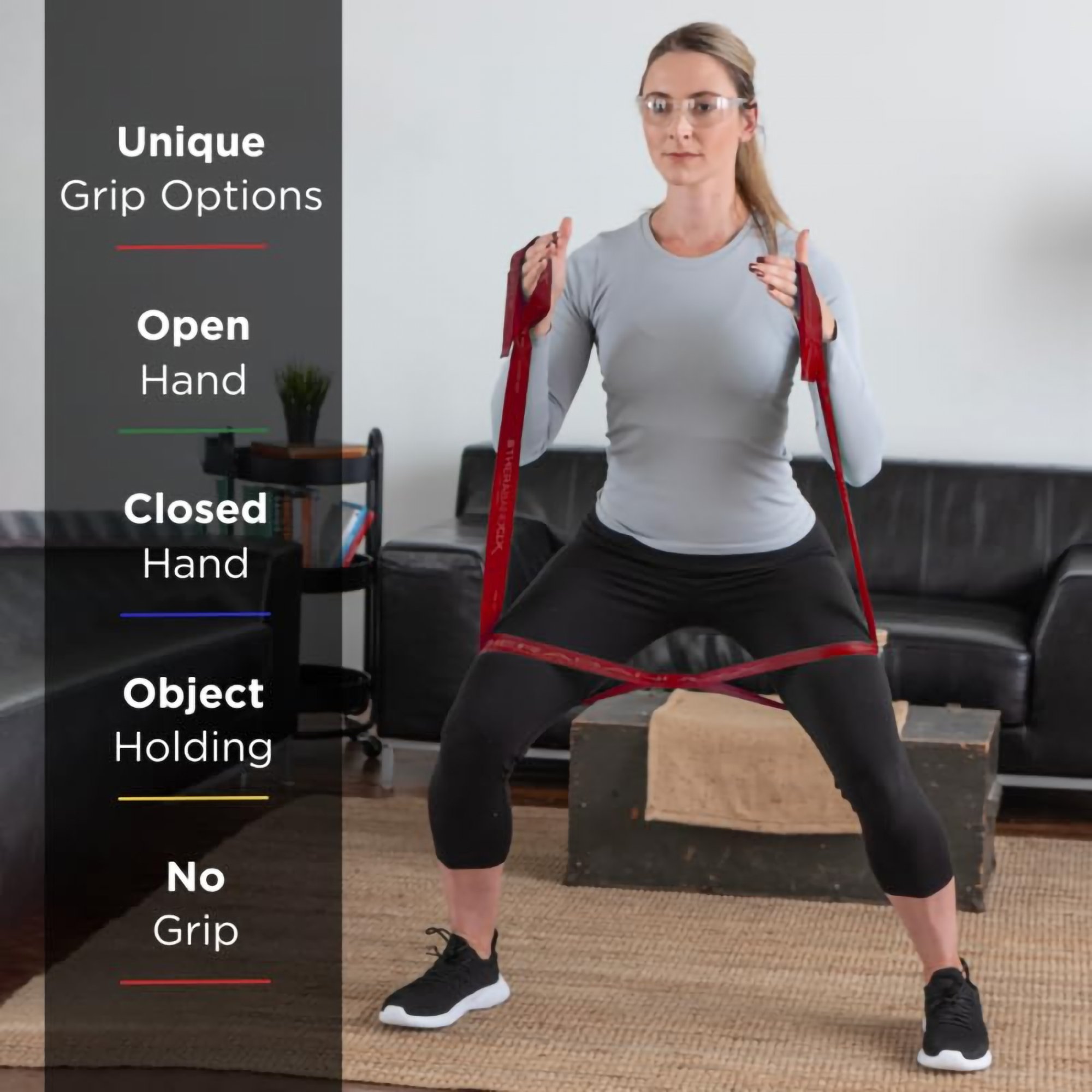 TheraBand CLX Consecutive Loops Exercise Resistance Band with Loops 81660711 by Performance Health