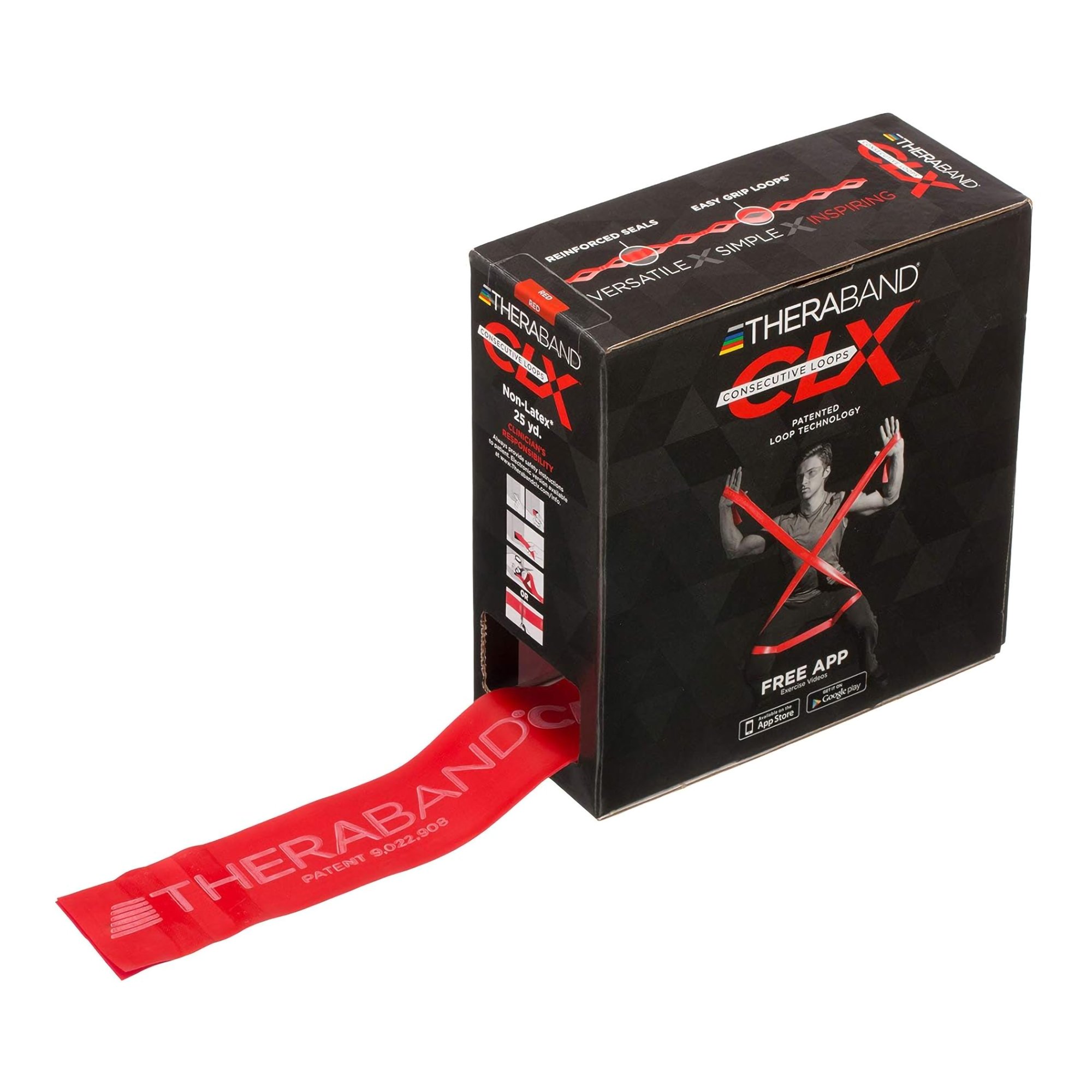 TheraBand CLX Consecutive Loops Exercise Resistance Band with Loops 81660711 by Performance Health