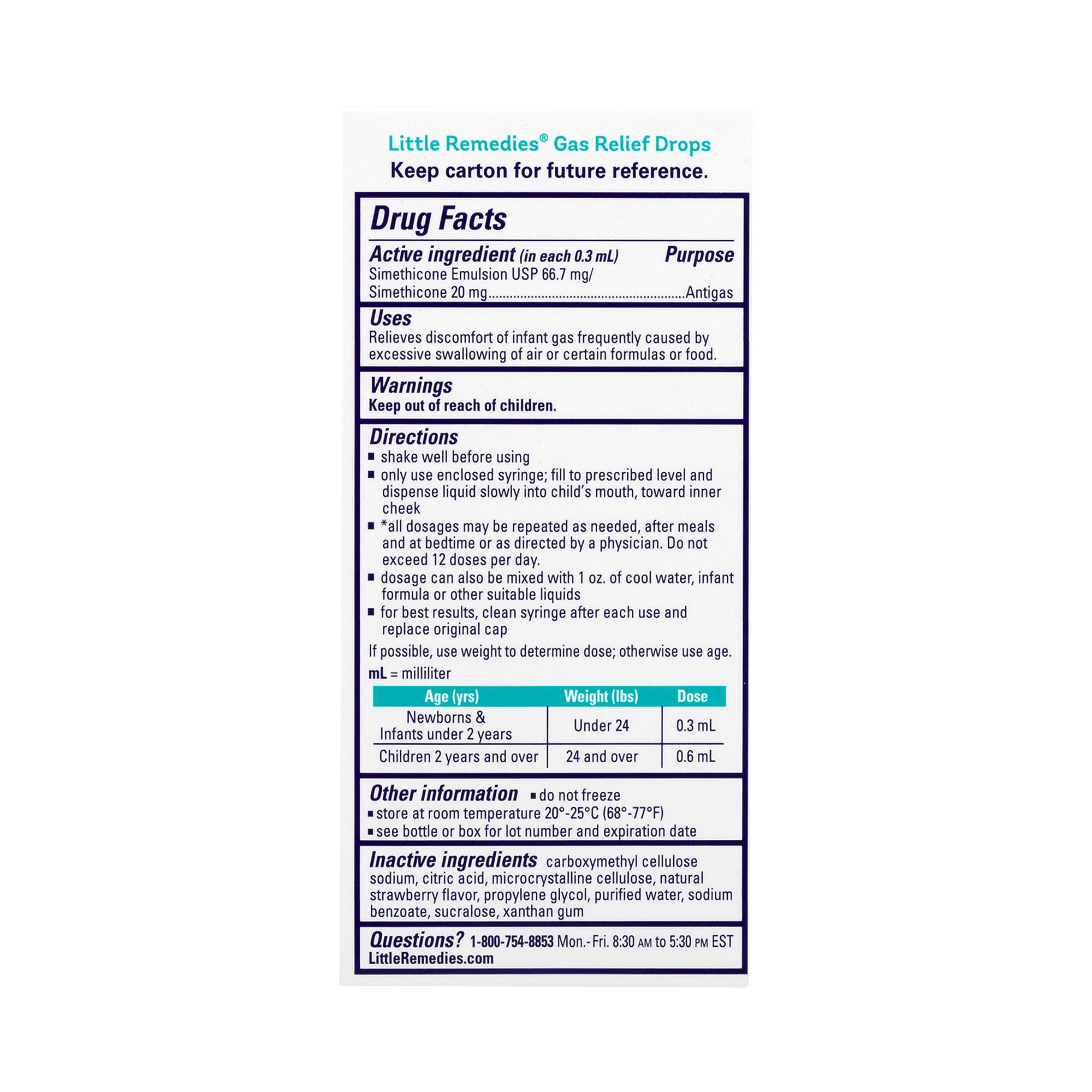 Medtech Laboratories - 56184120401 Little Remedies® for Tummys Simethicone Antigas Gas Relief Drops
