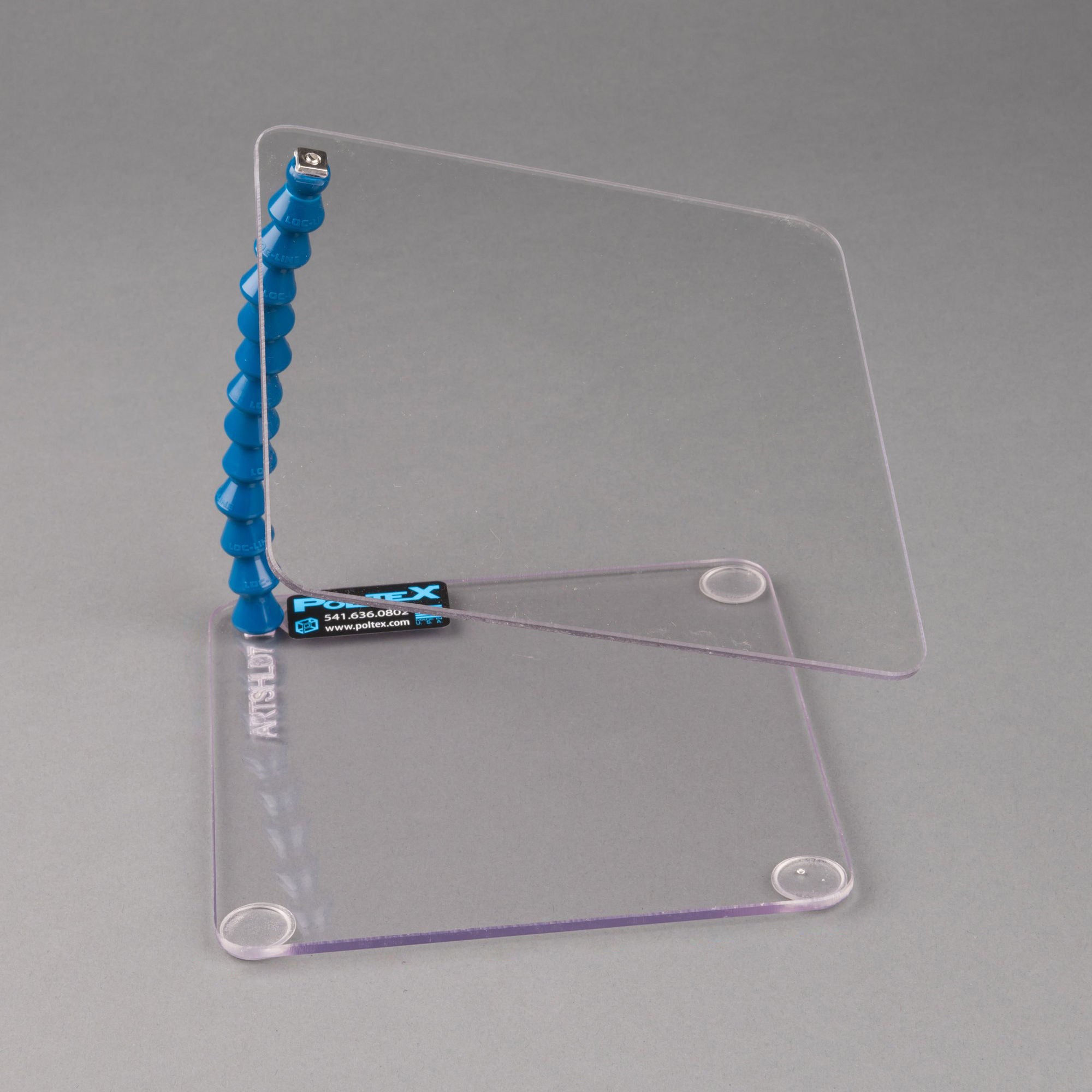 Fisher Anatomical - 22-000-184 Poltex Biohazard Shield 17.1 X 17.1 cm, One articulated stiff stem