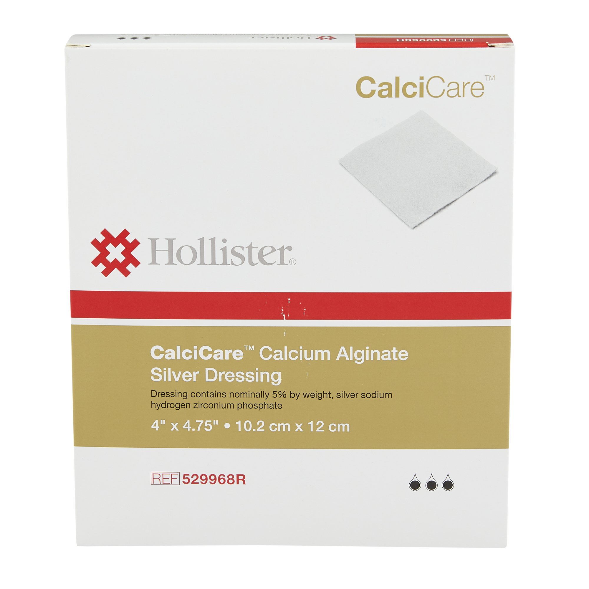 Hollister - 529968R CalciCare™ Calcium Alginate Dressing with Silver