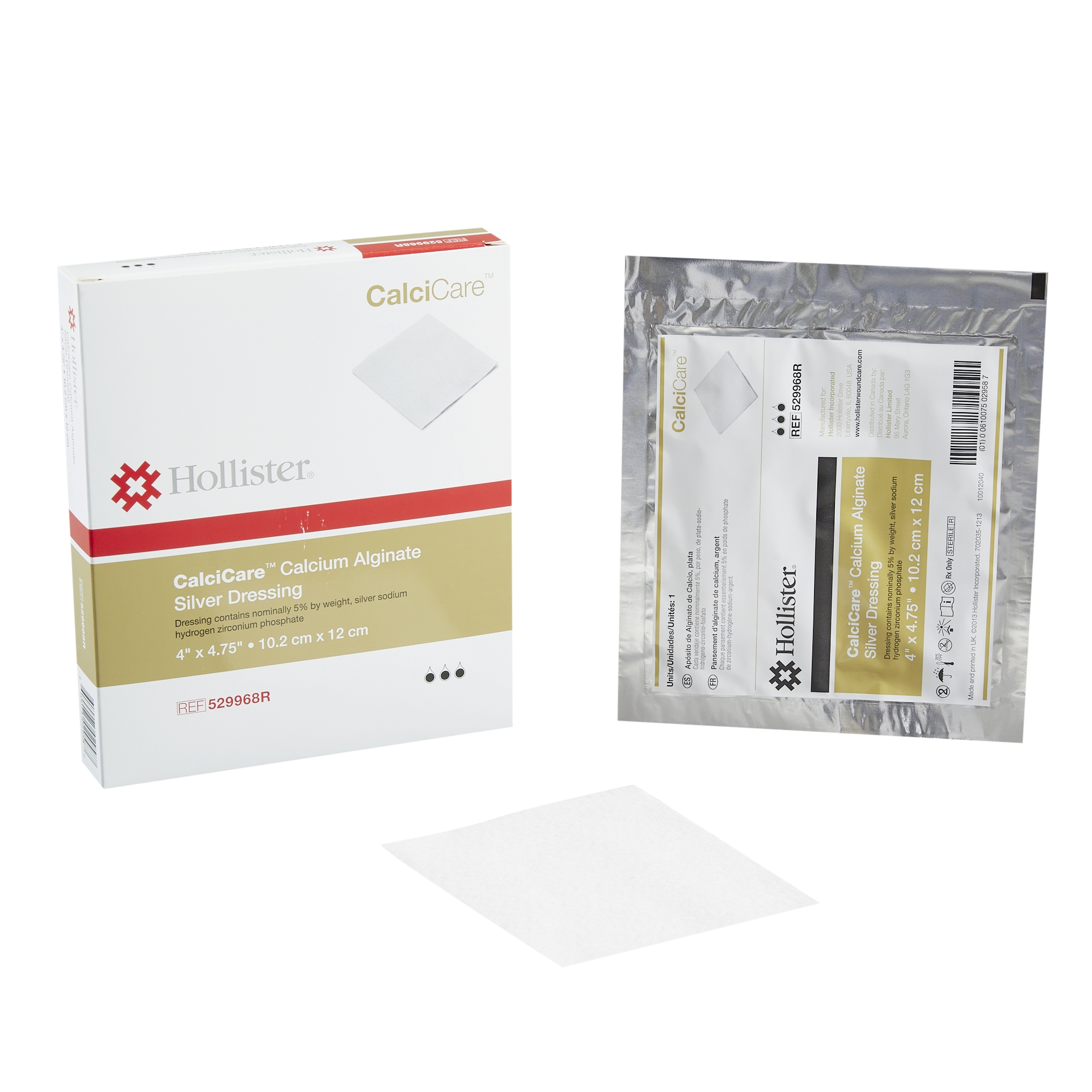Hollister - 529968R CalciCare™ Calcium Alginate Dressing with Silver