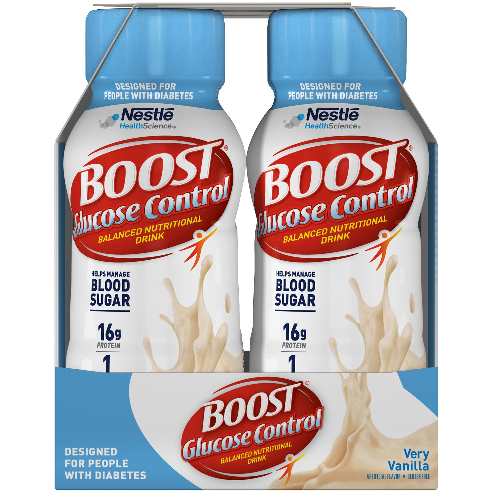 Nestle Healthcare Nutrition 00041679157800 - Boost® Glucose Control Vanilla Balanced Nutritional Drink, 8-ounce Bottle - 1/Each, 6/Pack, 24/Case