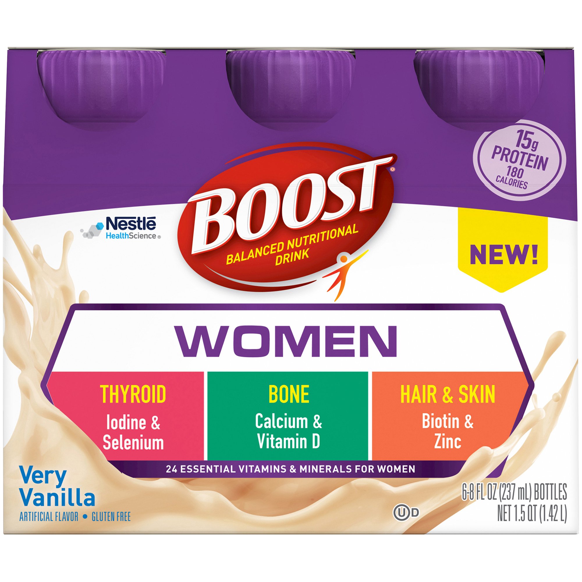 Nestle Healthcare Nutrition - 00041679473733 Boost® Women Vanilla Balanced Nutritional Drink