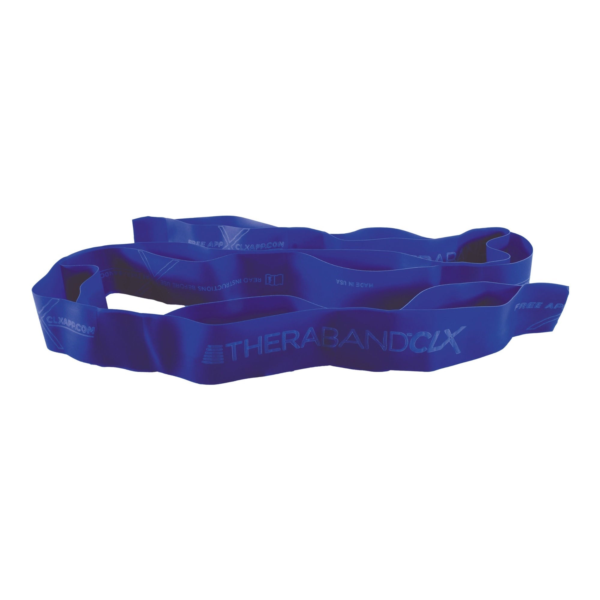Performance Health - 81660562 Exercise Resistance Band TheraBand® CLX™ Blue 4 Inch X 25 Yard X-Heavy Resistance