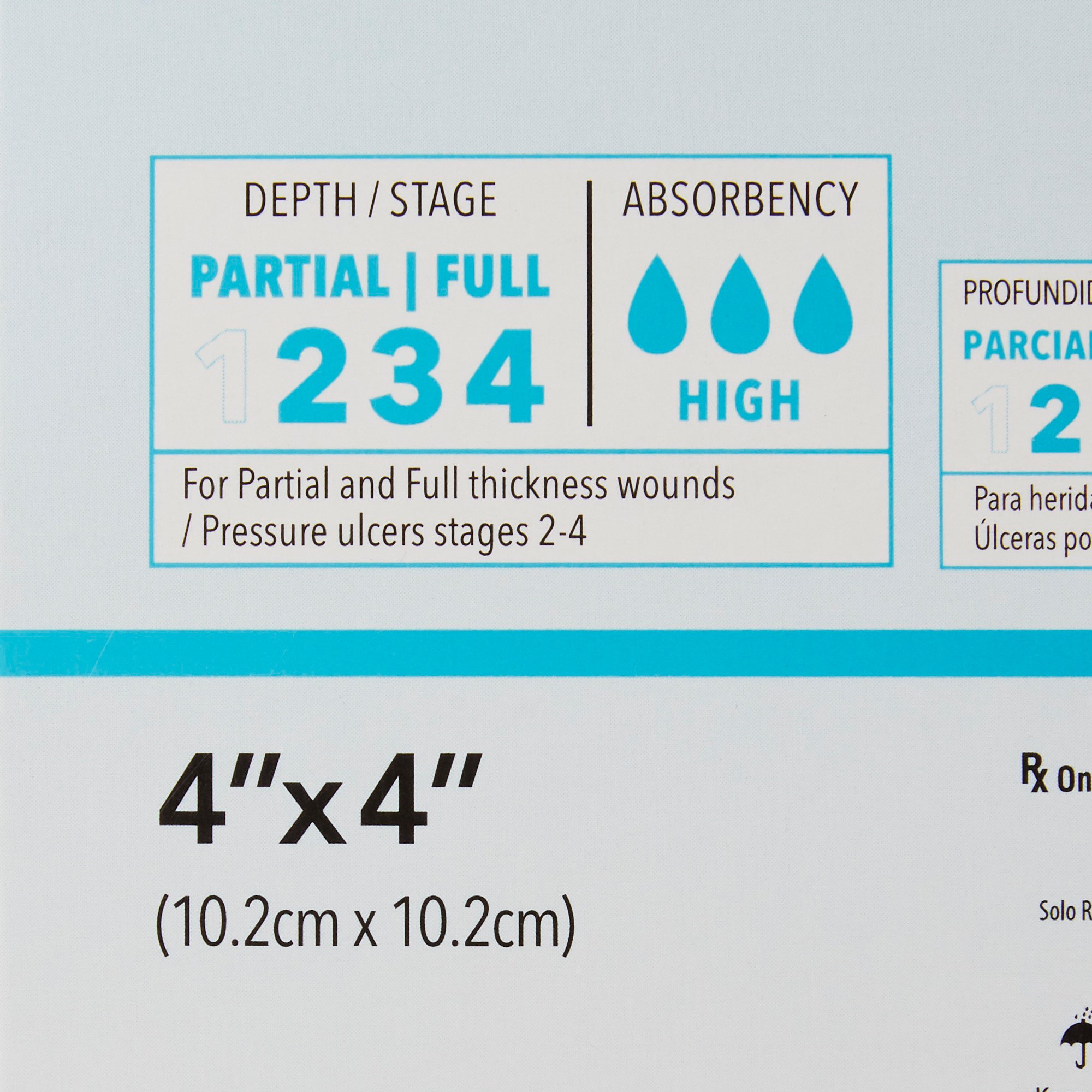 Sion Brands LLC - 76040414 DermaBlue+™ Foam Silver Foam Dressing