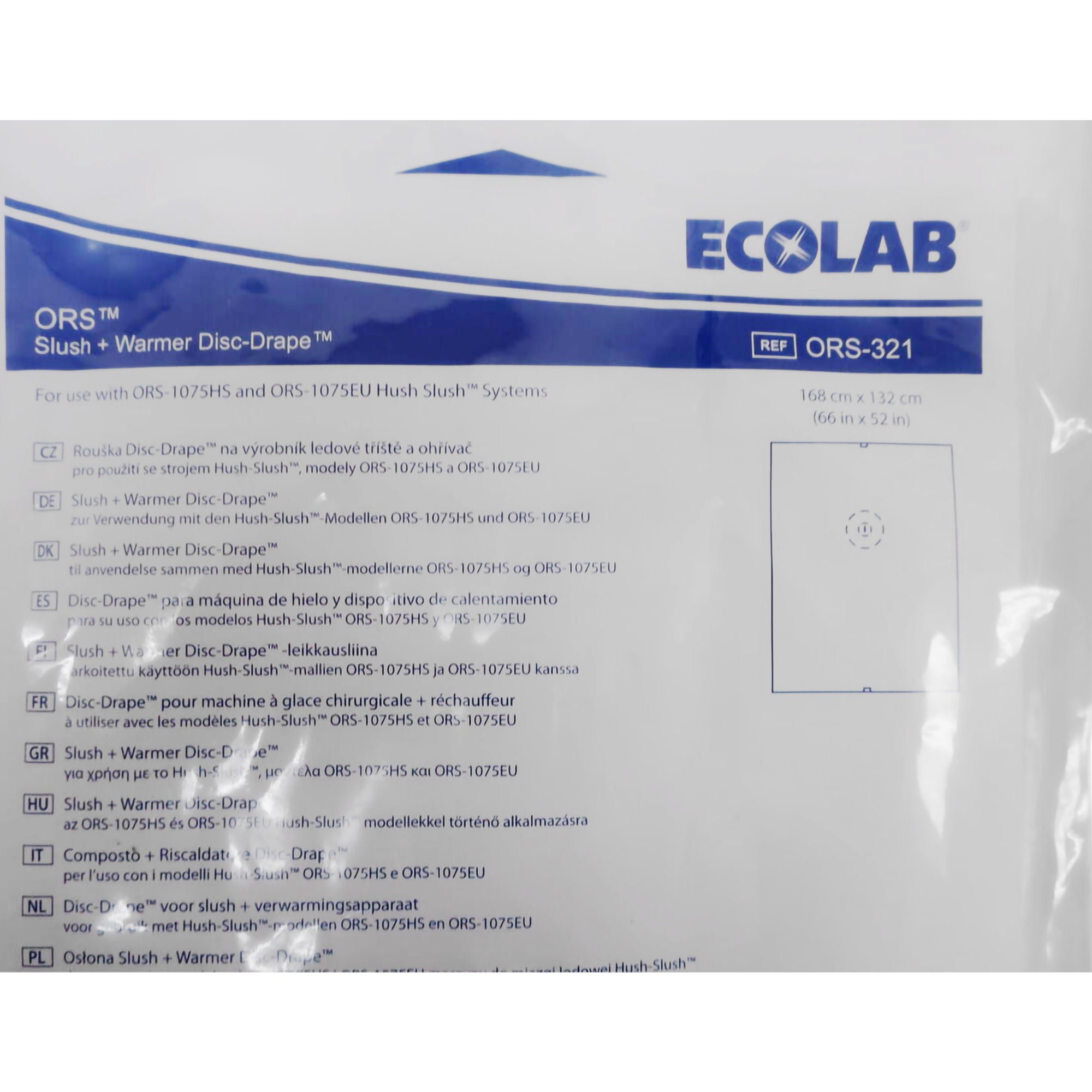 Medline - ORS-321 ORS Fluid Warming Drape Ecolab® ORS™ 52 X 66 Inch