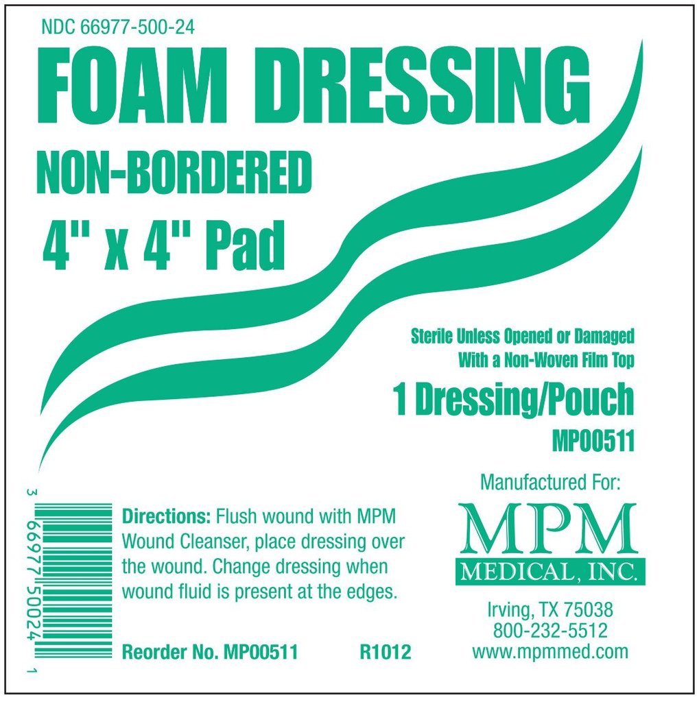 MPM Medical MP00511 - MPM Foam Dressing - 1/Each, 10/Box, 50/Case