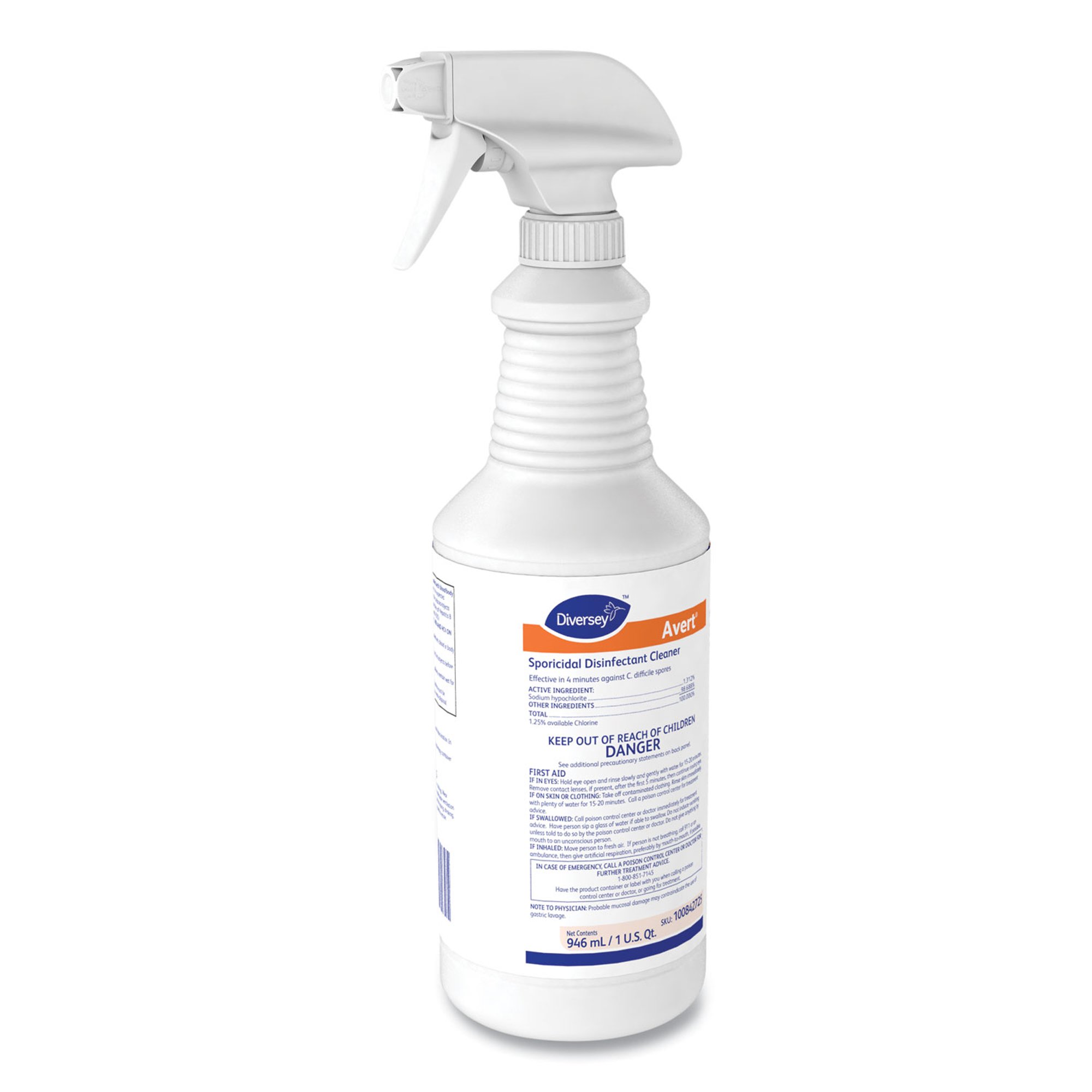 Essendant Co-United Stationers DVO100842725 - Avert Surface Disinfectant Cleaner - 1/Each, 12/Case