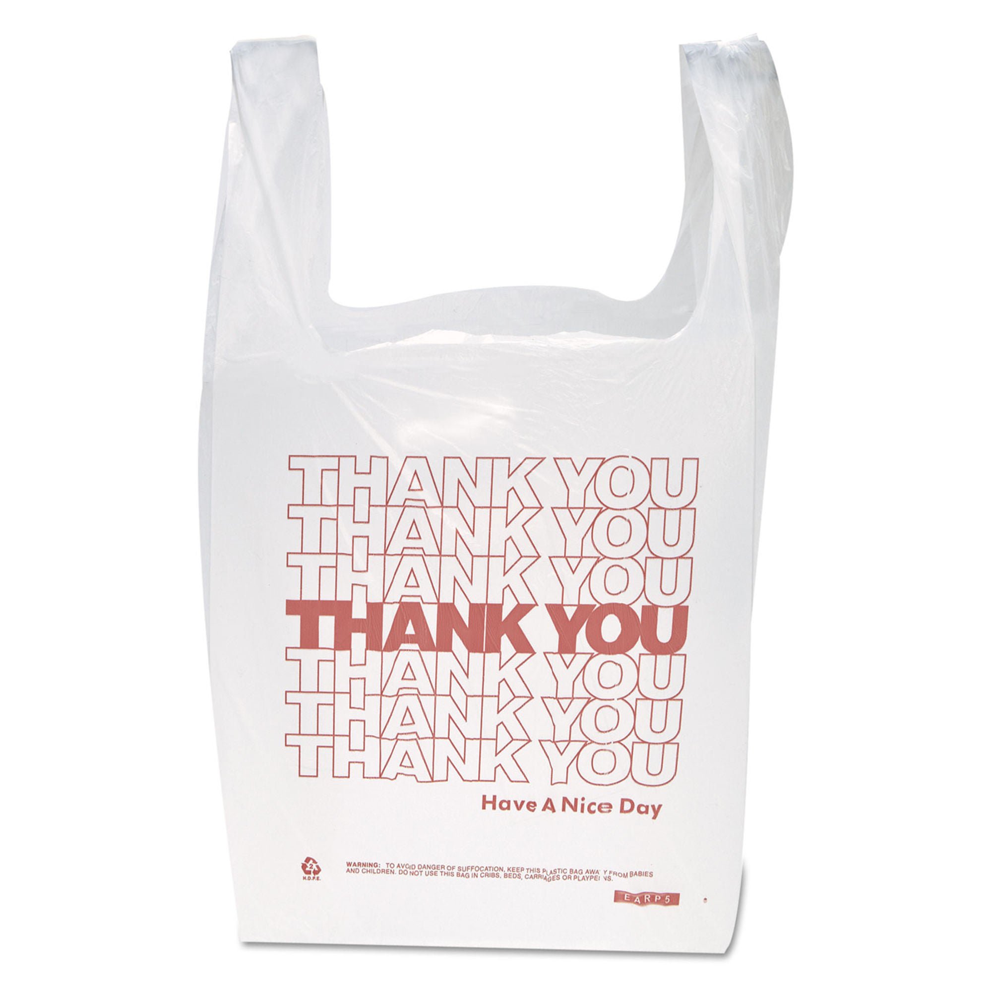Essendant Co-United Stationers - IBSTHW1VAL Open Ended Handle Bag 11-1/2 X 21 Inch 1.25 mil