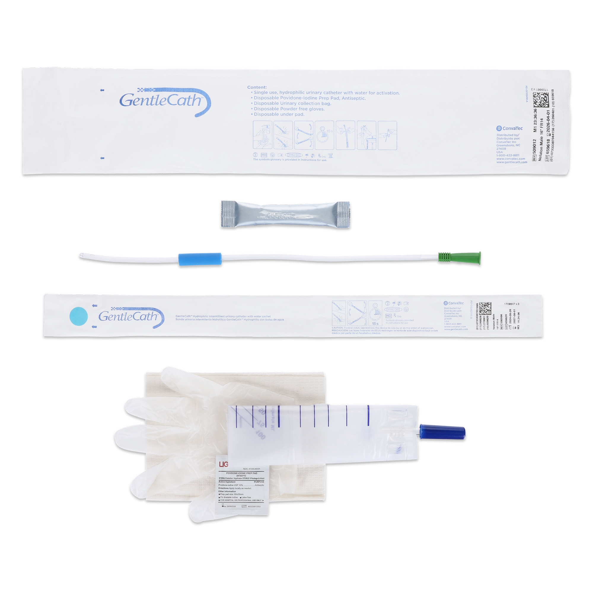 ConvaTec - 509012 GentleCath™ Urethral Catheter