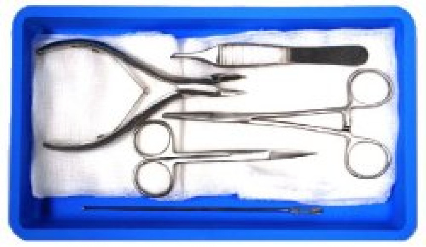 BR Surgical Toe Nail Procedure Kit BR980-74001 by BR Surgical