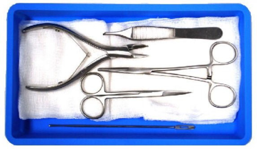 BR Surgical - BR980-74001 Toe Nail Procedure Kit BR Surgical