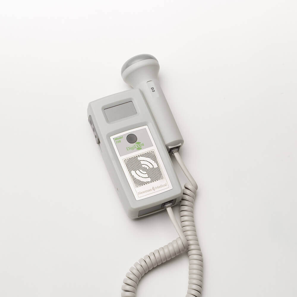 Newman Medical - DD-770-D3 Handheld Doppler DigiDop LED Display Obstetric Probe 3 MHz Frequency