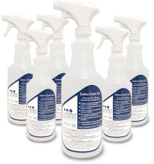 Innovia Medical - IN-1032 Enzymatic Instrument Detergent Instru-Zyme® Gel RTU 32 oz. Spray Bottle Tropical Scent