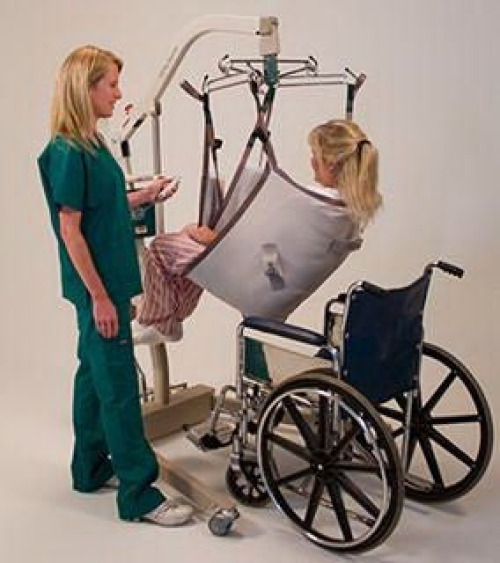 Ez Way Inc - 50315 Full Body Patient Sling Deluxe 2X-Large 400 to 600 lbs. Weight Capacity