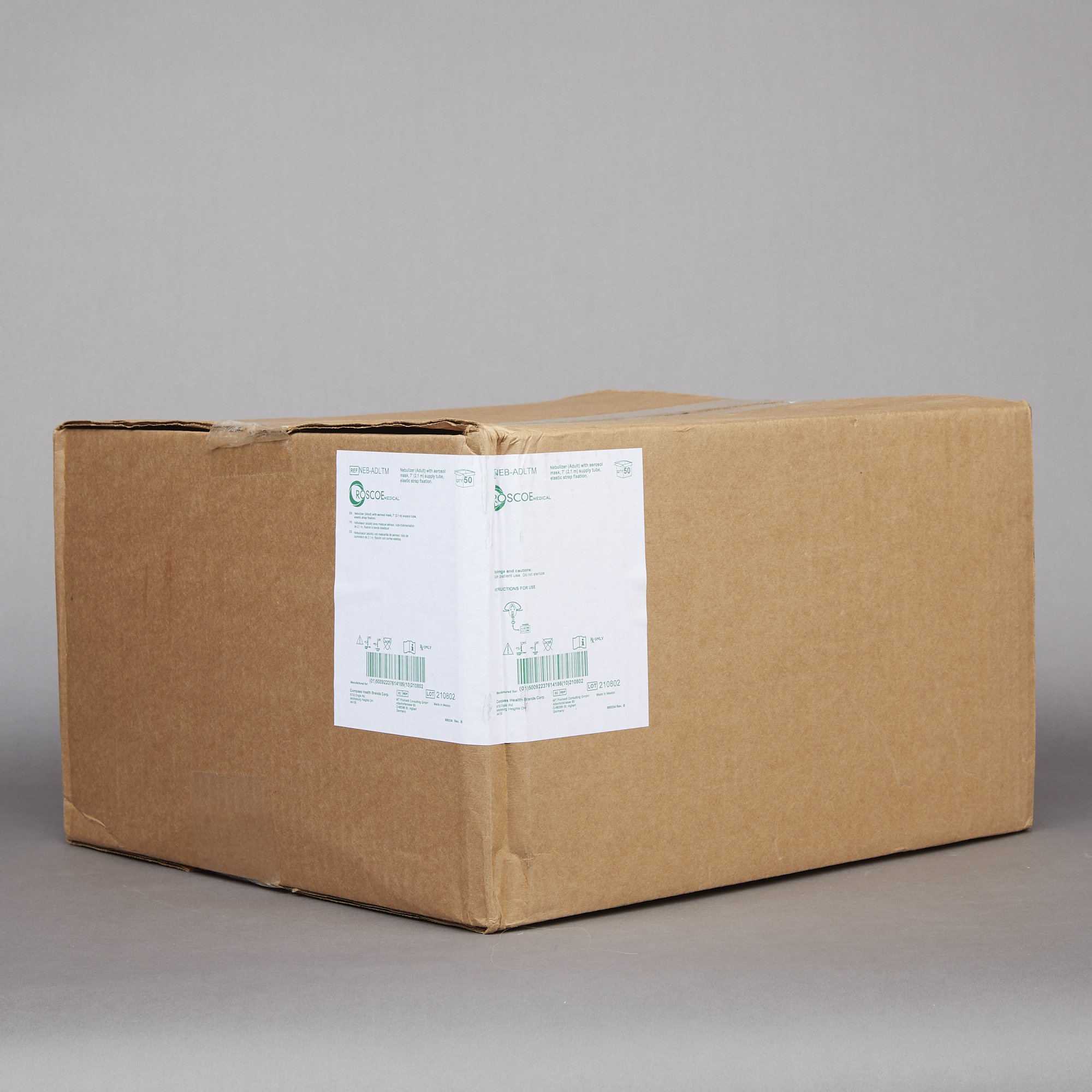 Drive DeVilbiss Healthcare NEB-ADLTM - Roscoe Medical Nebulizer Kit - 50/Case
