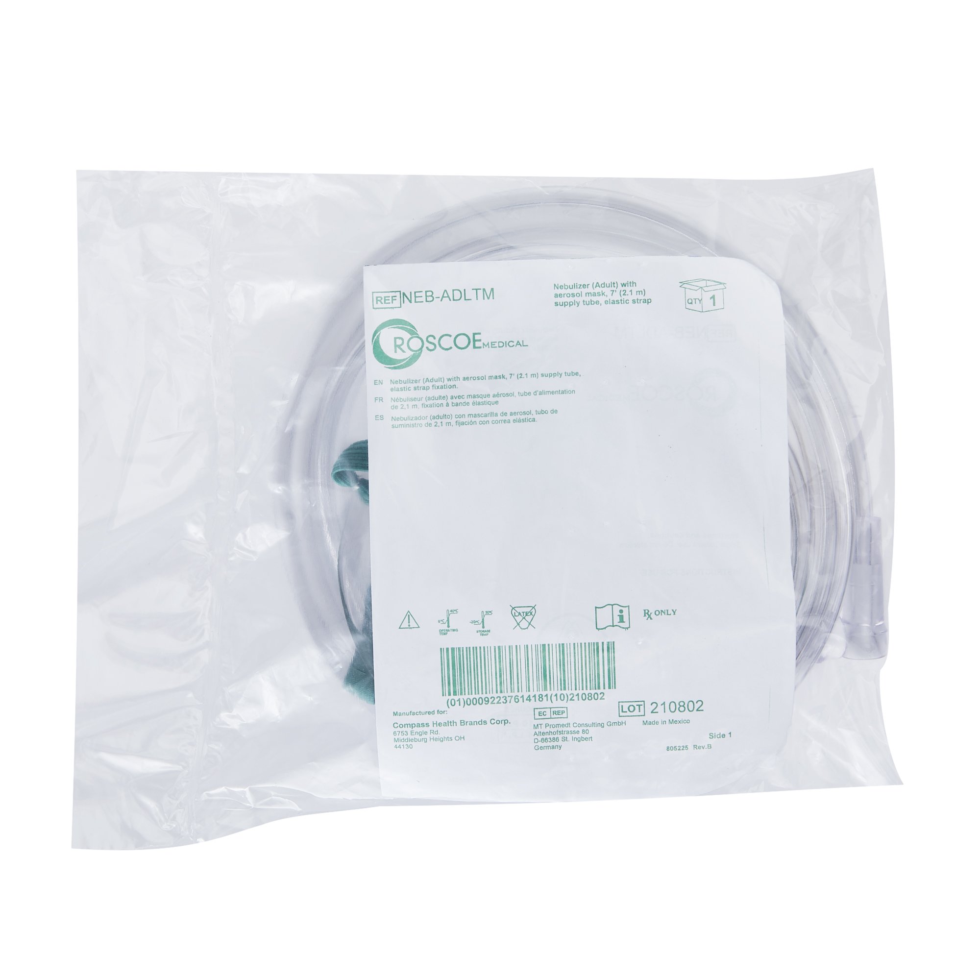 Drive DeVilbiss Healthcare NEB-ADLTM - Roscoe Medical Nebulizer Kit - 50/Case