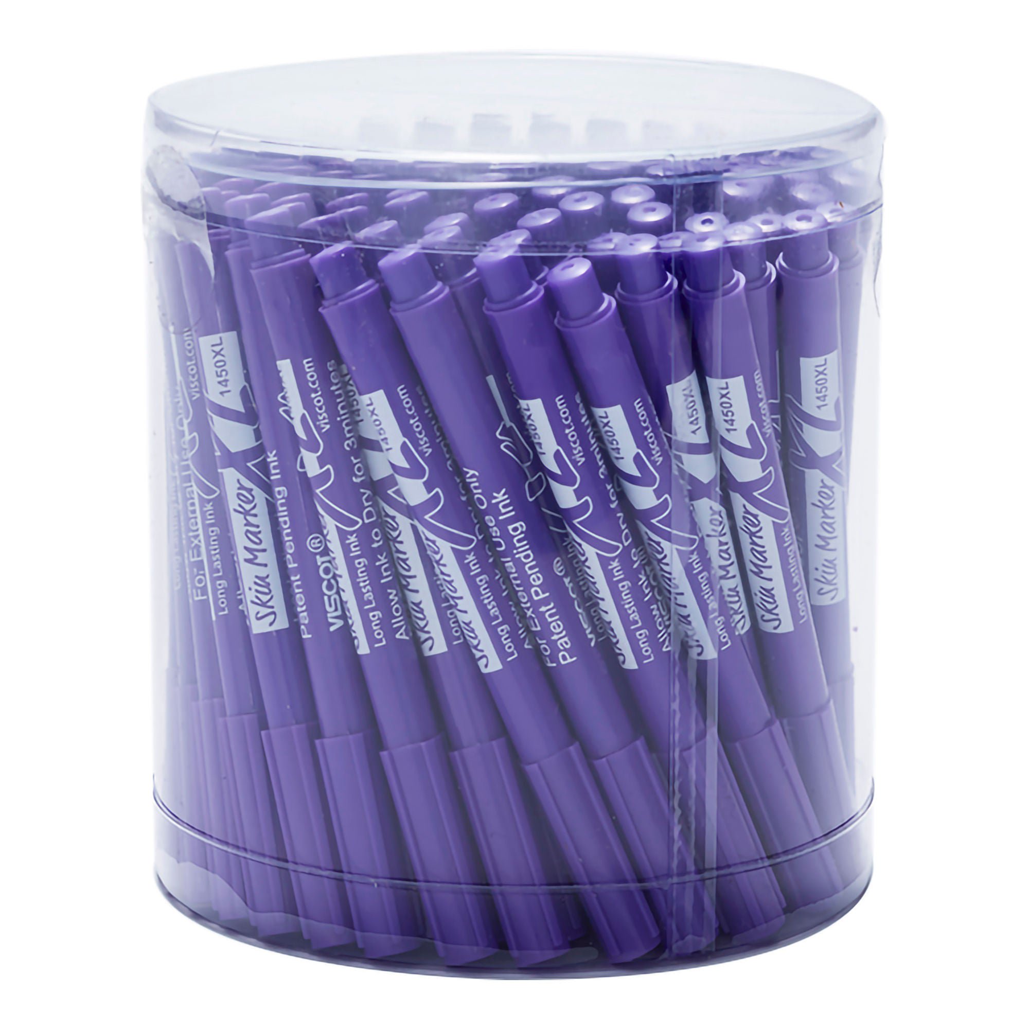 Viscot Industries - 1450XL-1000 Skin Marker Viscot® XL Prep-Resistant Gentian Violet Ink NonSterile Mini Regular Tip
